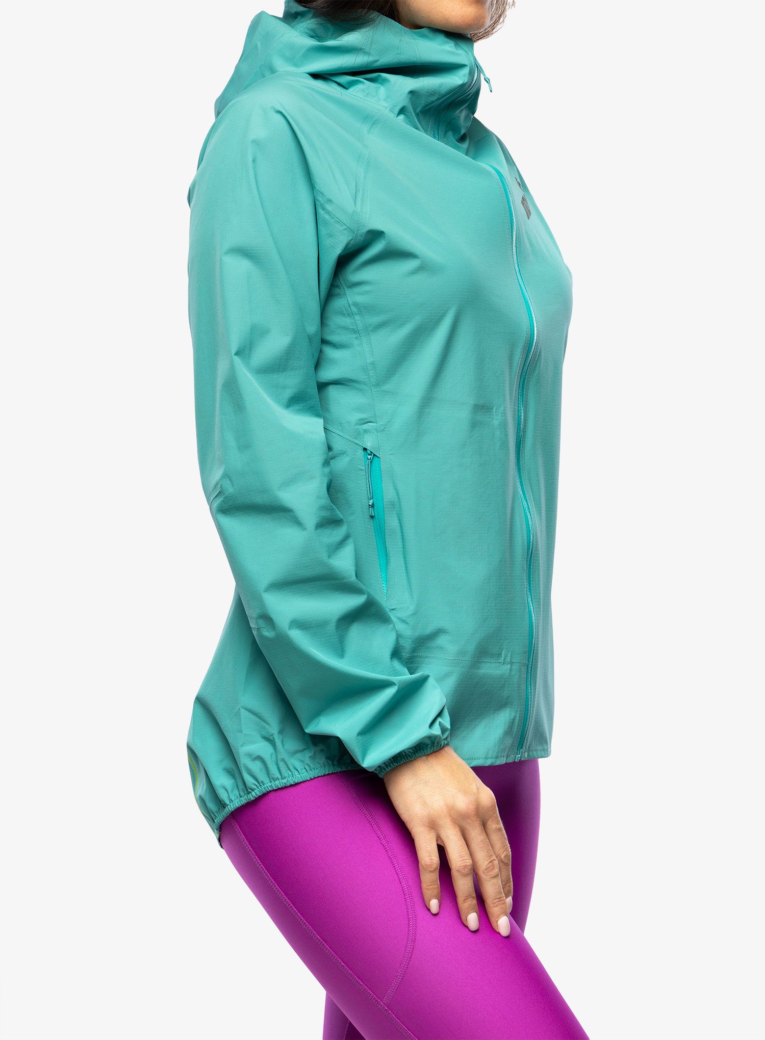 Куртка для бігу жіноча Inov-8 Stormshell FZ V2 - teal