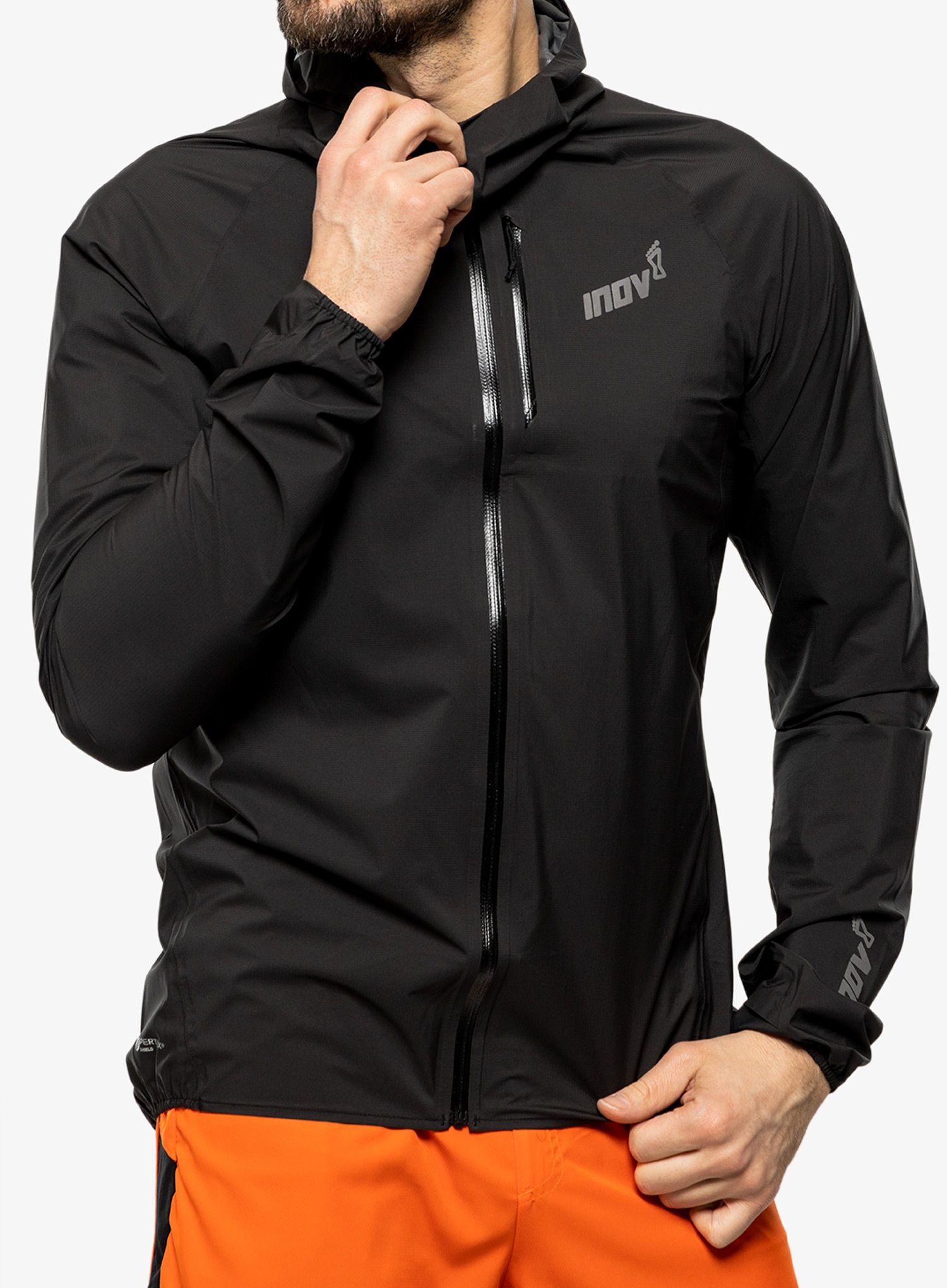 Куртка для бігу Inov-8 Stormshell FZ - black