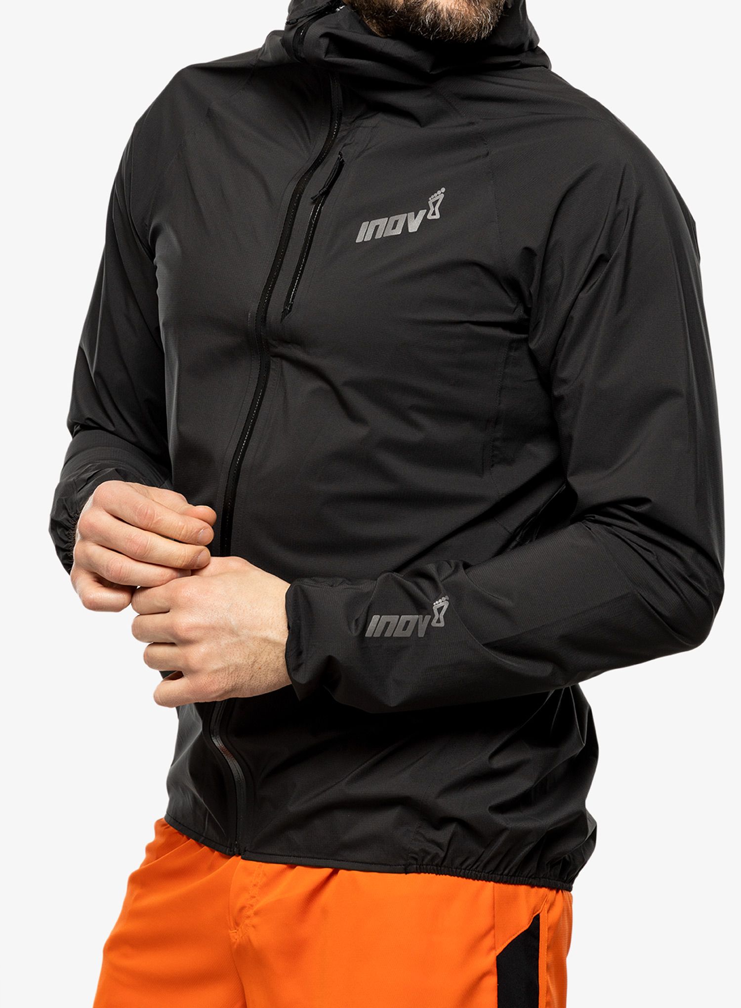 Куртка для бігу Inov-8 Stormshell FZ - black