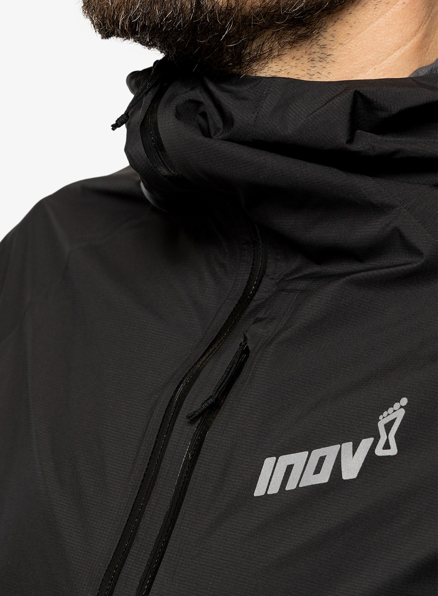 Куртка для бігу Inov-8 Stormshell FZ - black