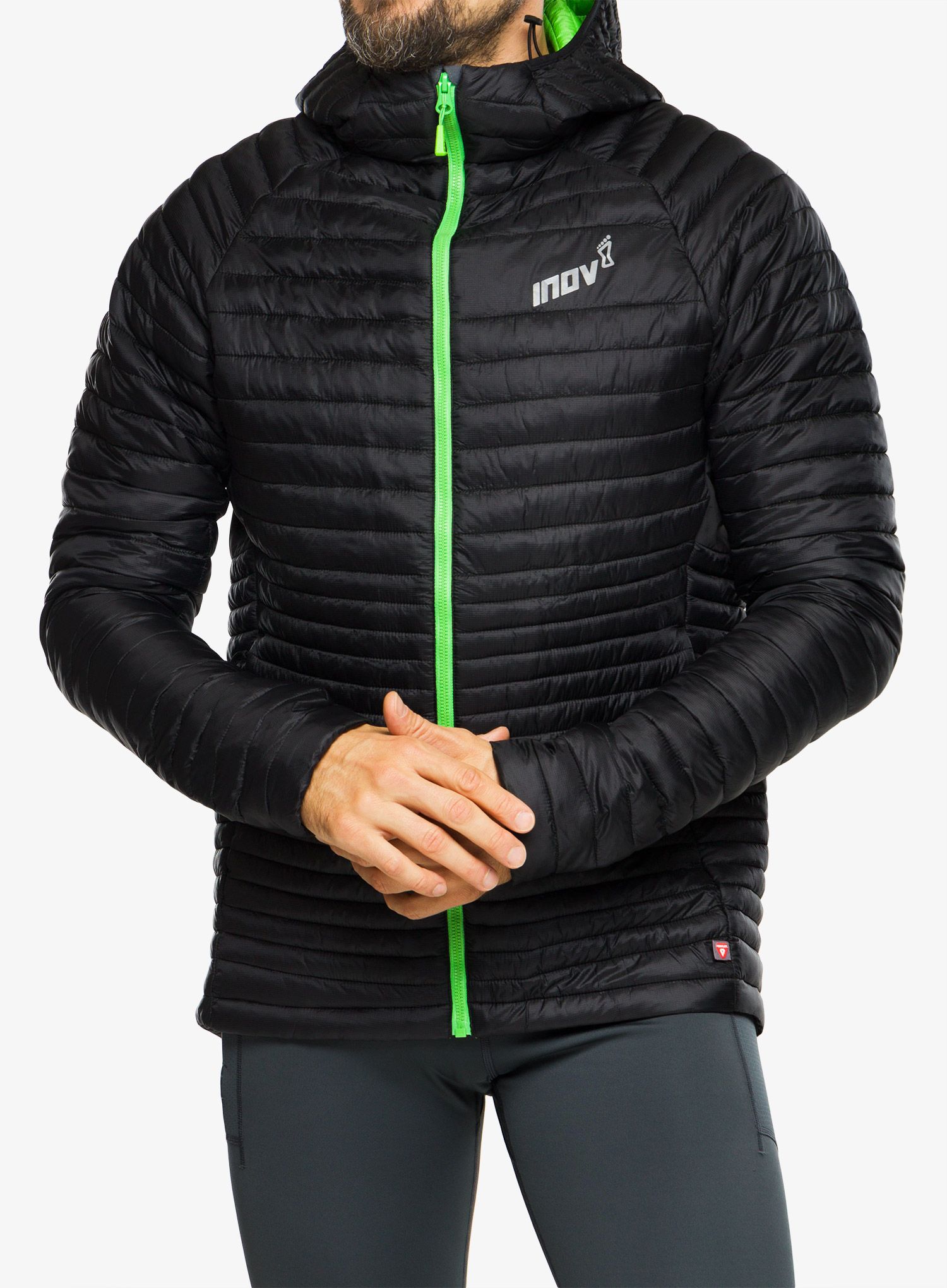Куртка утеплена Inov-8 Thermoshell Pro Full-Zip - black/green