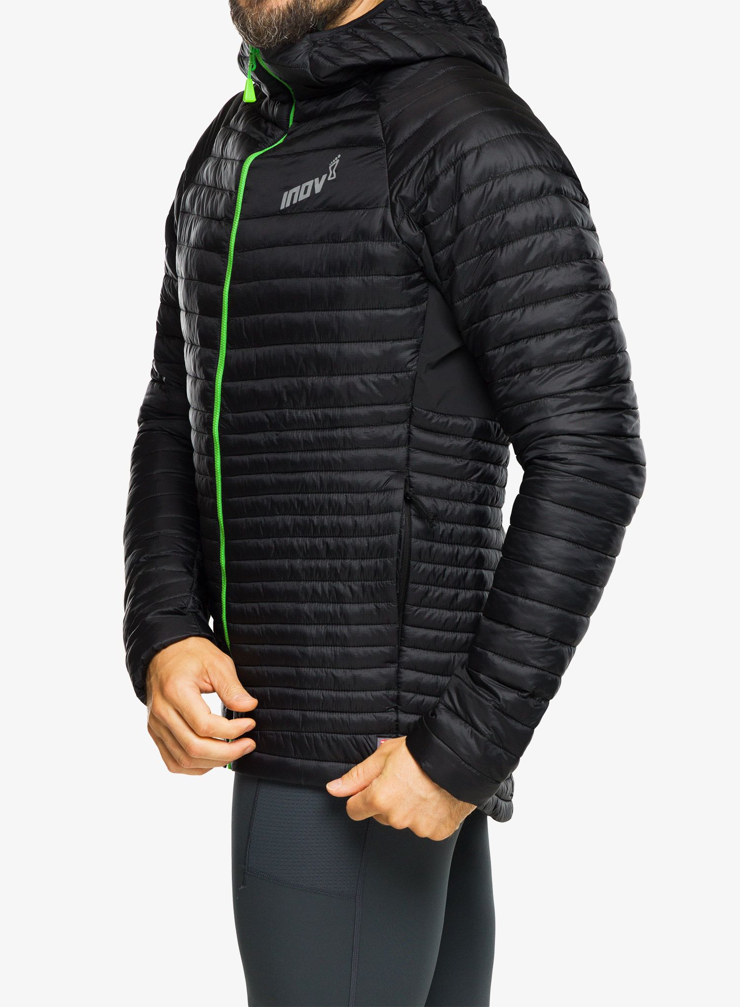 Куртка утеплена Inov-8 Thermoshell Pro Full-Zip - black/green