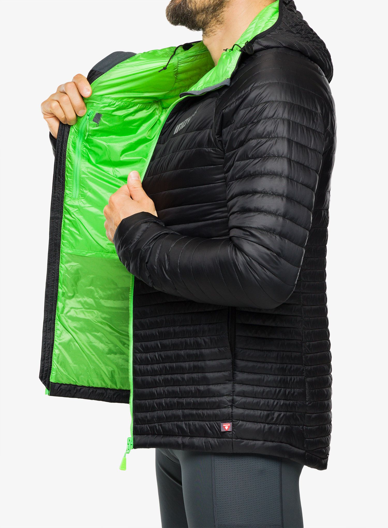 Куртка утеплена Inov-8 Thermoshell Pro Full-Zip - black/green