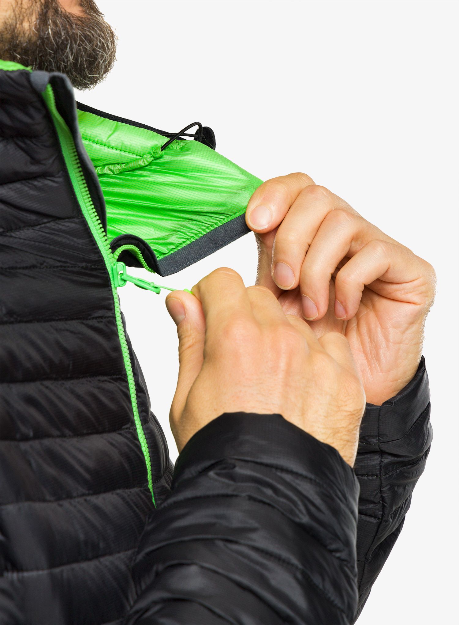 Куртка утеплена Inov-8 Thermoshell Pro Full-Zip - black/green