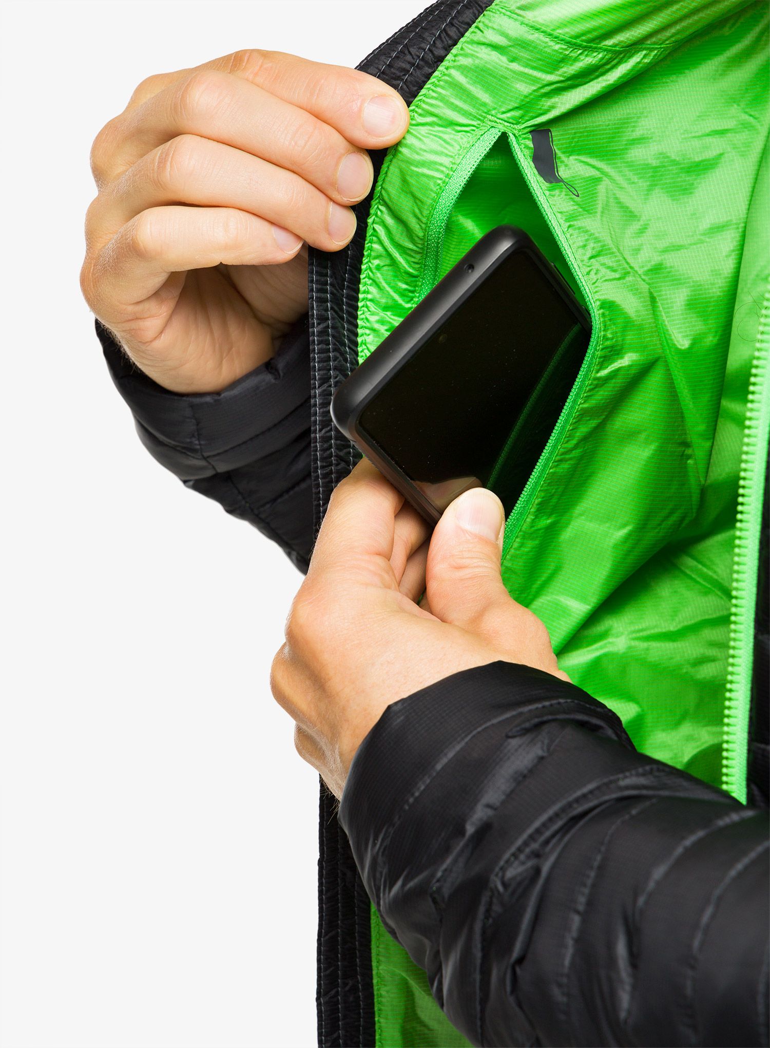 Куртка утеплена Inov-8 Thermoshell Pro Full-Zip - black/green