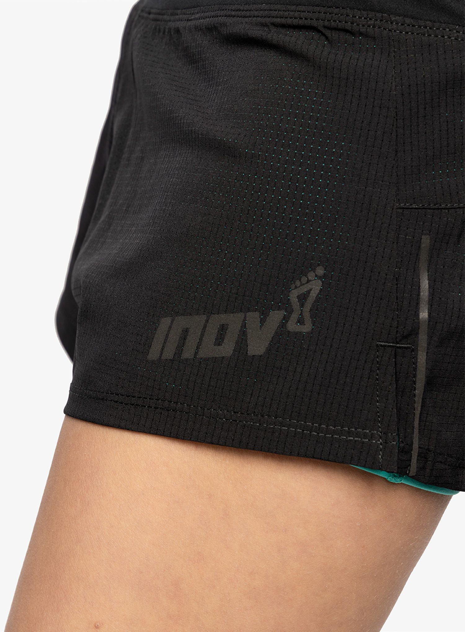 Шорти жіночі Inov-8 Trailfly Ultra 3 2in1 Short - black/teal