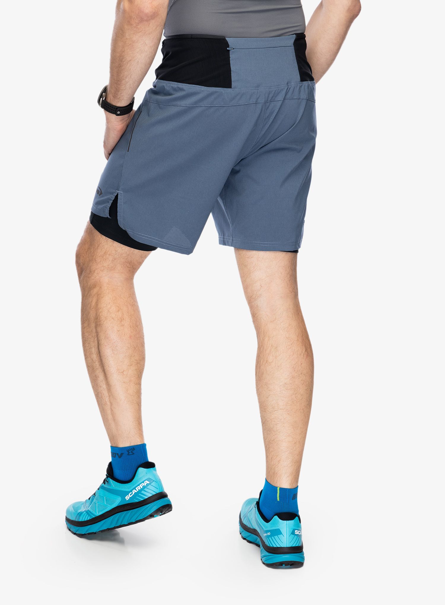 Шорти для бігу Inov-8 Trailfly Ultra 7 2in1 Short - slate