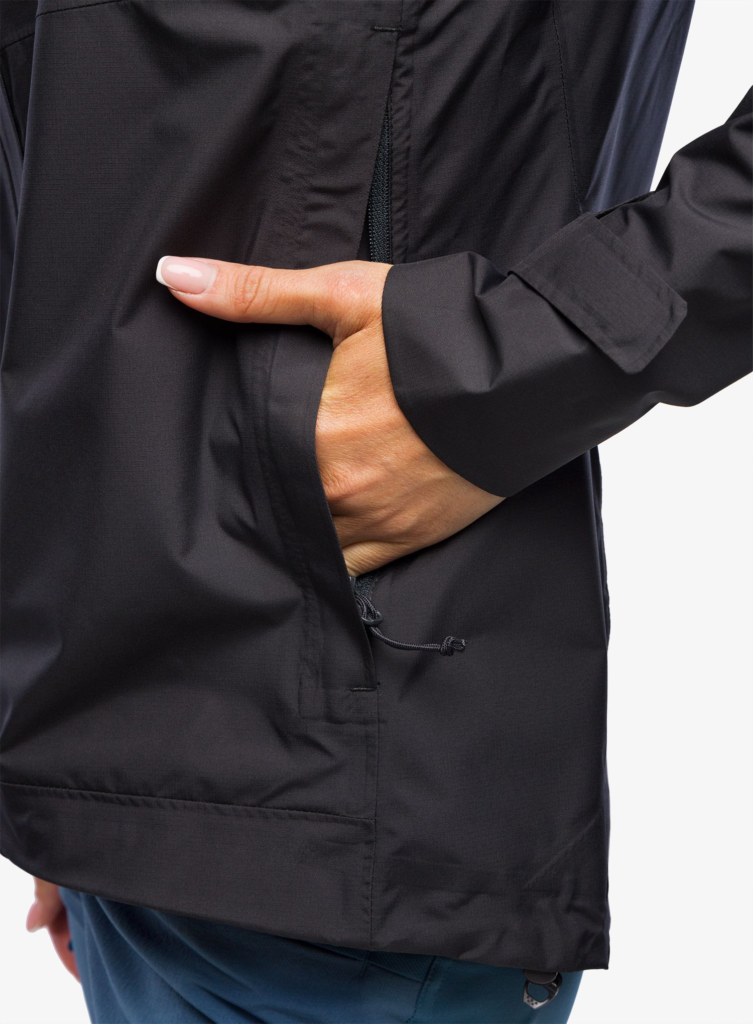 Куртка дощовик жіноча Inov-8 Trailshell Jacket - graphite/graphite