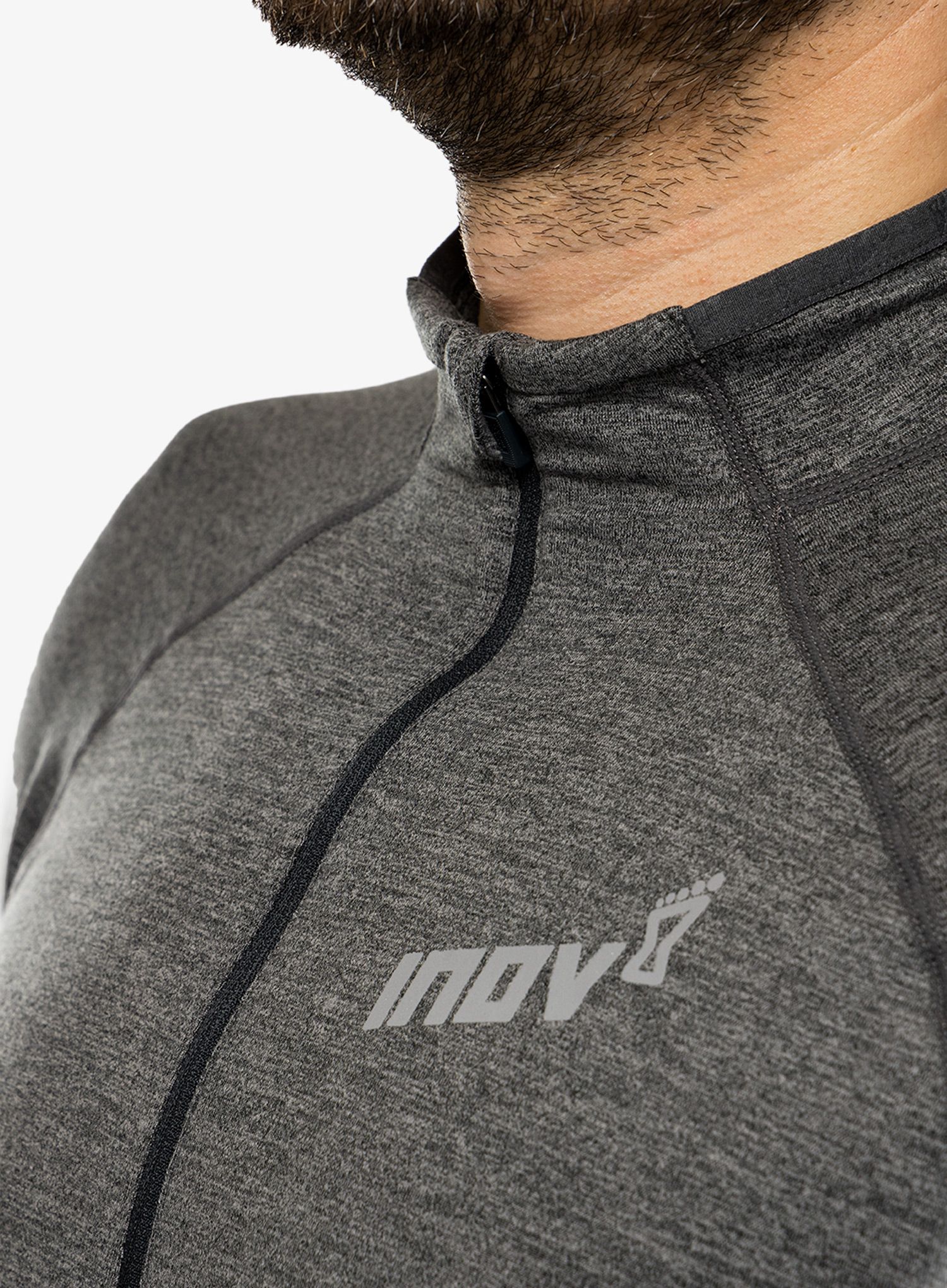 Кофта для бігу Inov-8 Train Elite Mid HZ - dark grey