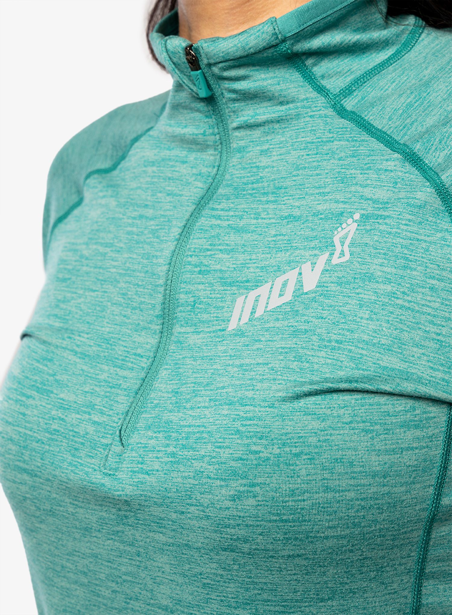 Кофта для бігу жіноча Inov-8 Train Elite Mid Half-Zip - dark teal