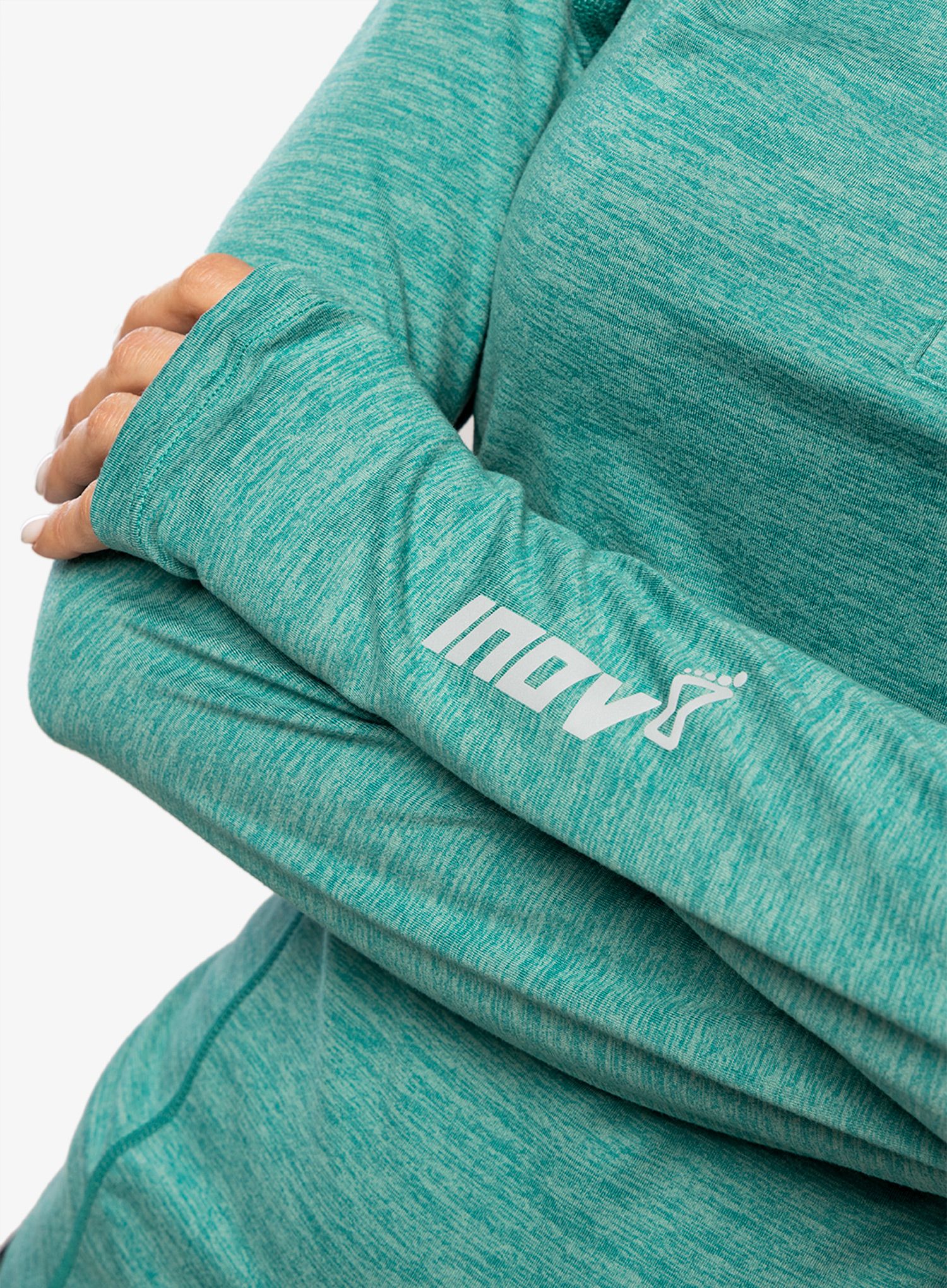 Кофта для бігу жіноча Inov-8 Train Elite Mid Half-Zip - dark teal