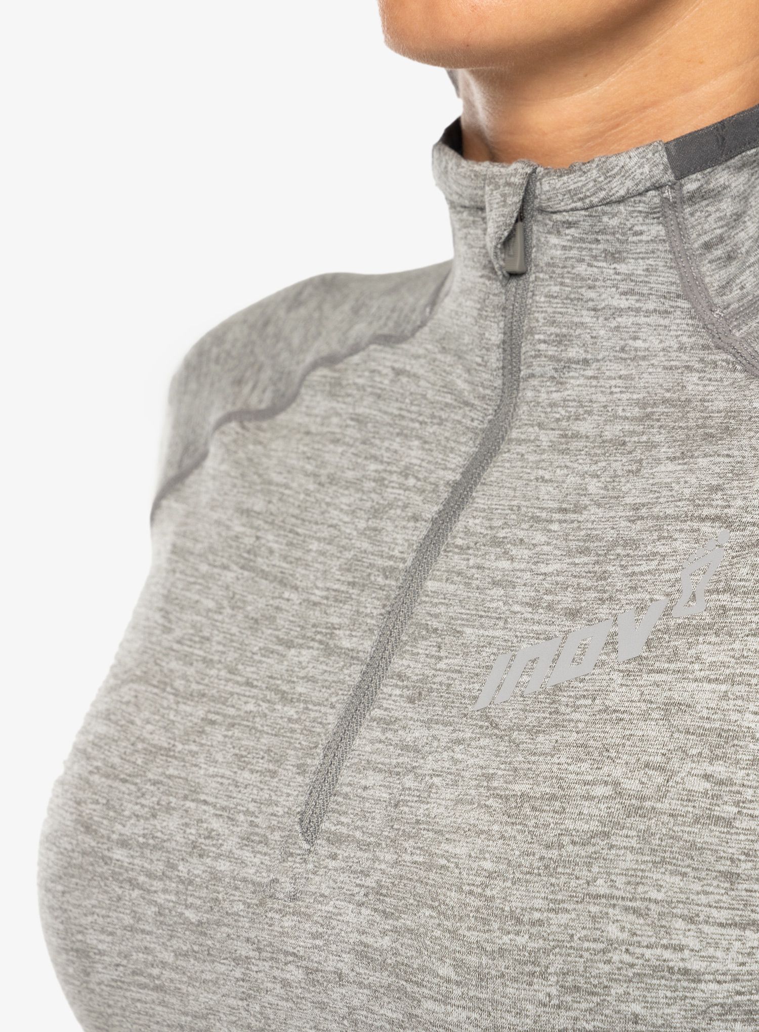 Кофта для бігу жіноча Inov-8 Train Elite Mid LSZ - light grey