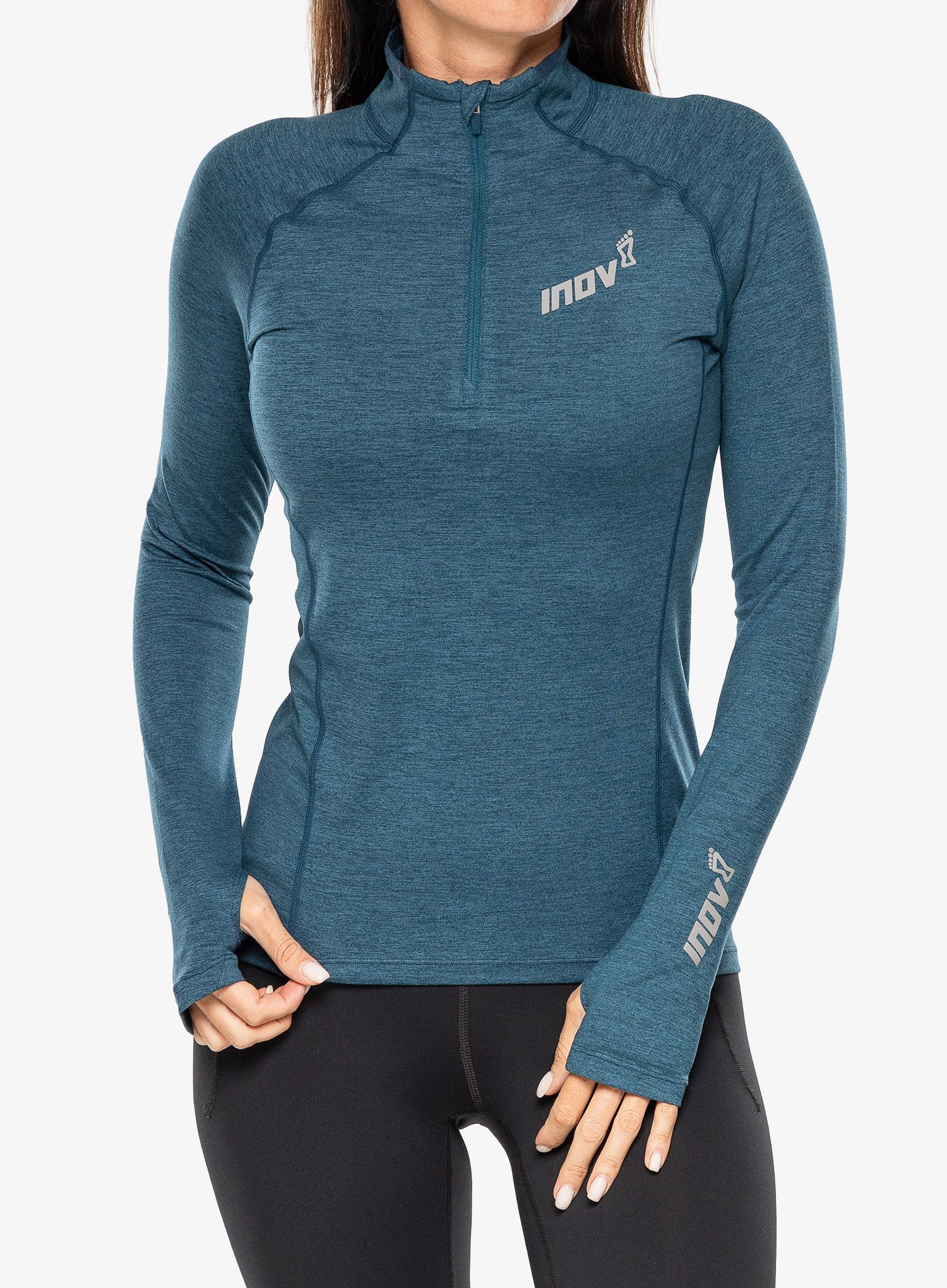 Кофта для бігу жіноча Inov-8 Train Elite Mid LSZ - navy