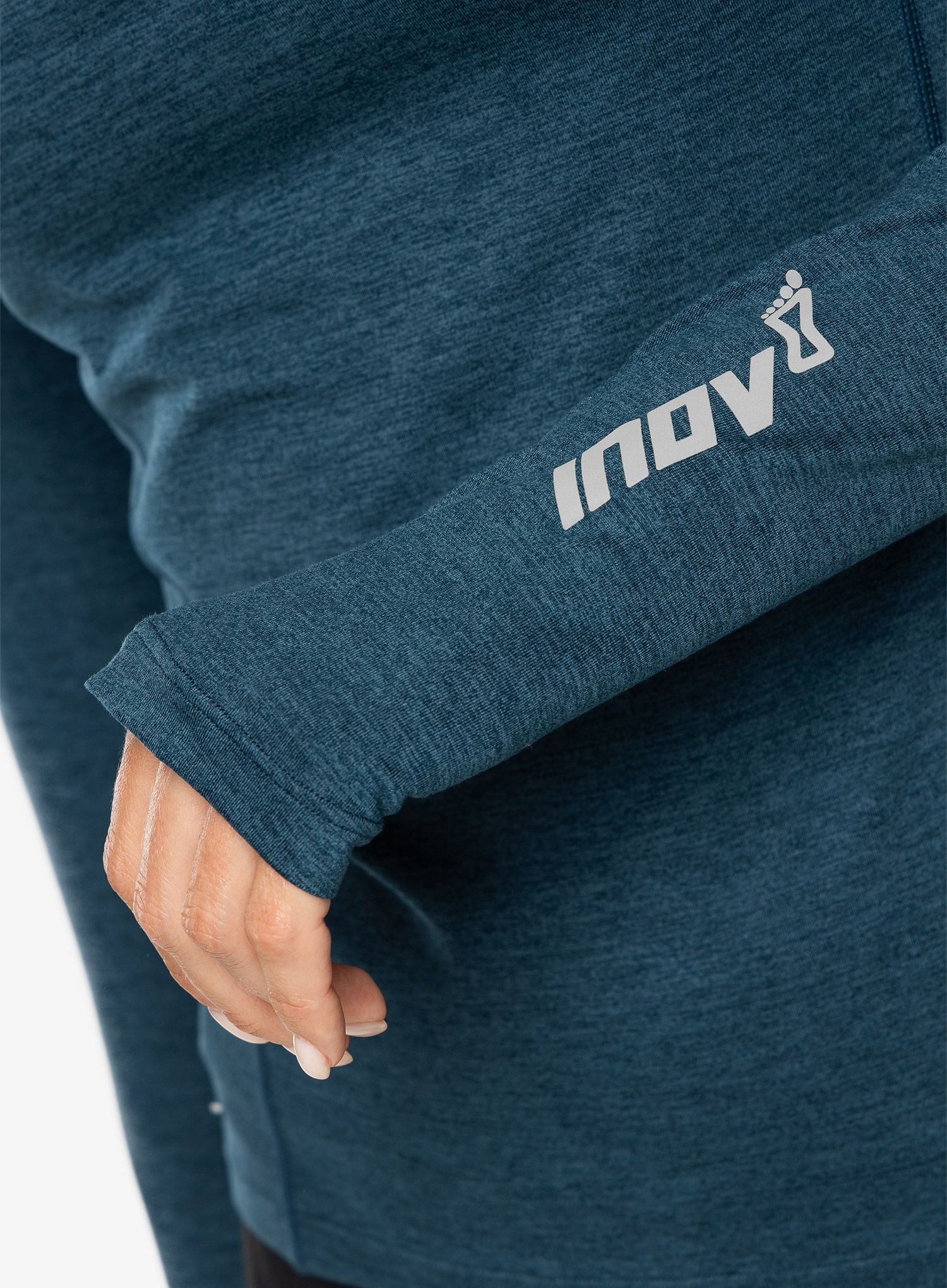 Кофта для бігу жіноча Inov-8 Train Elite Mid LSZ - navy