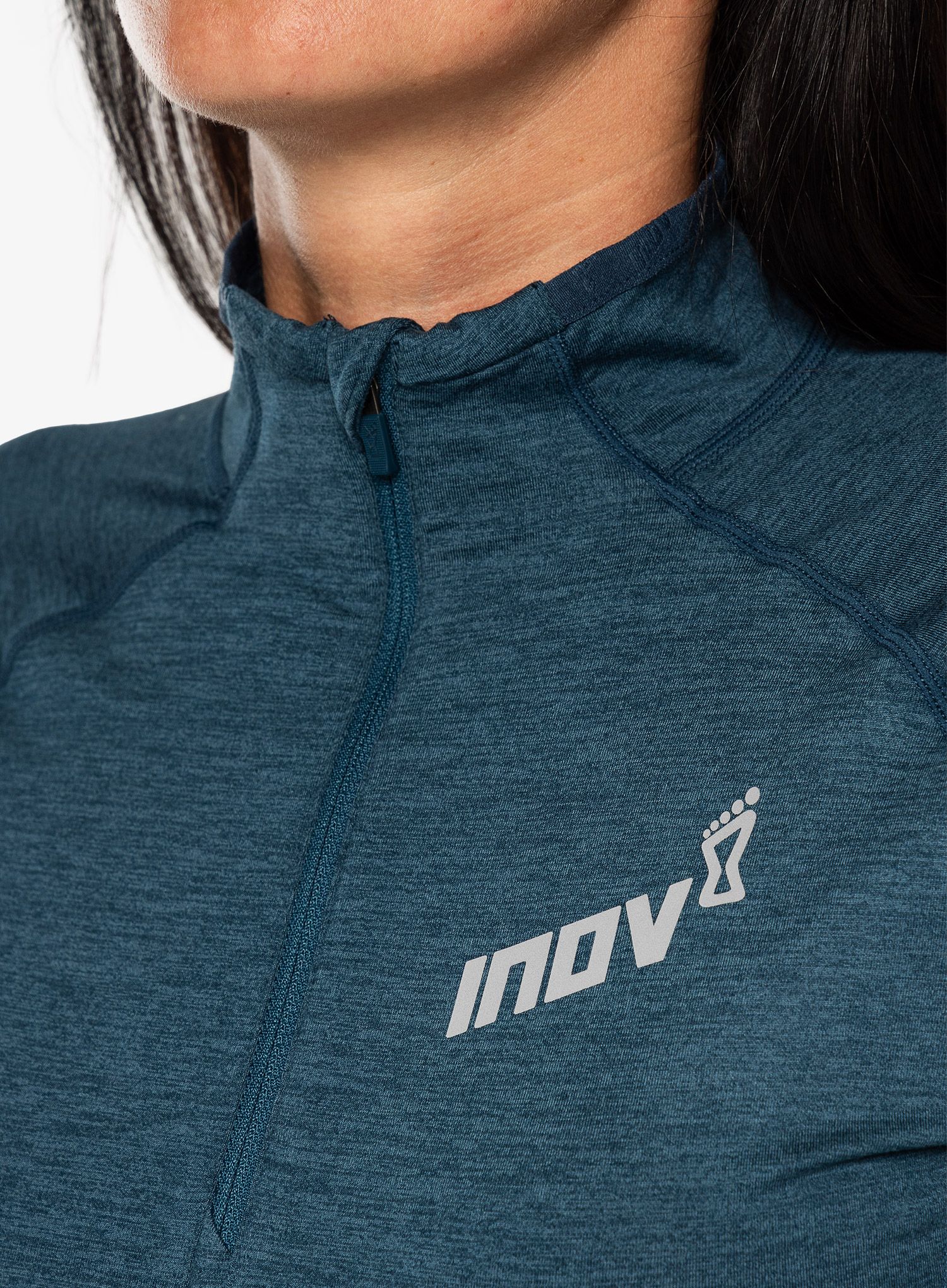 Кофта для бігу жіноча Inov-8 Train Elite Mid LSZ - navy