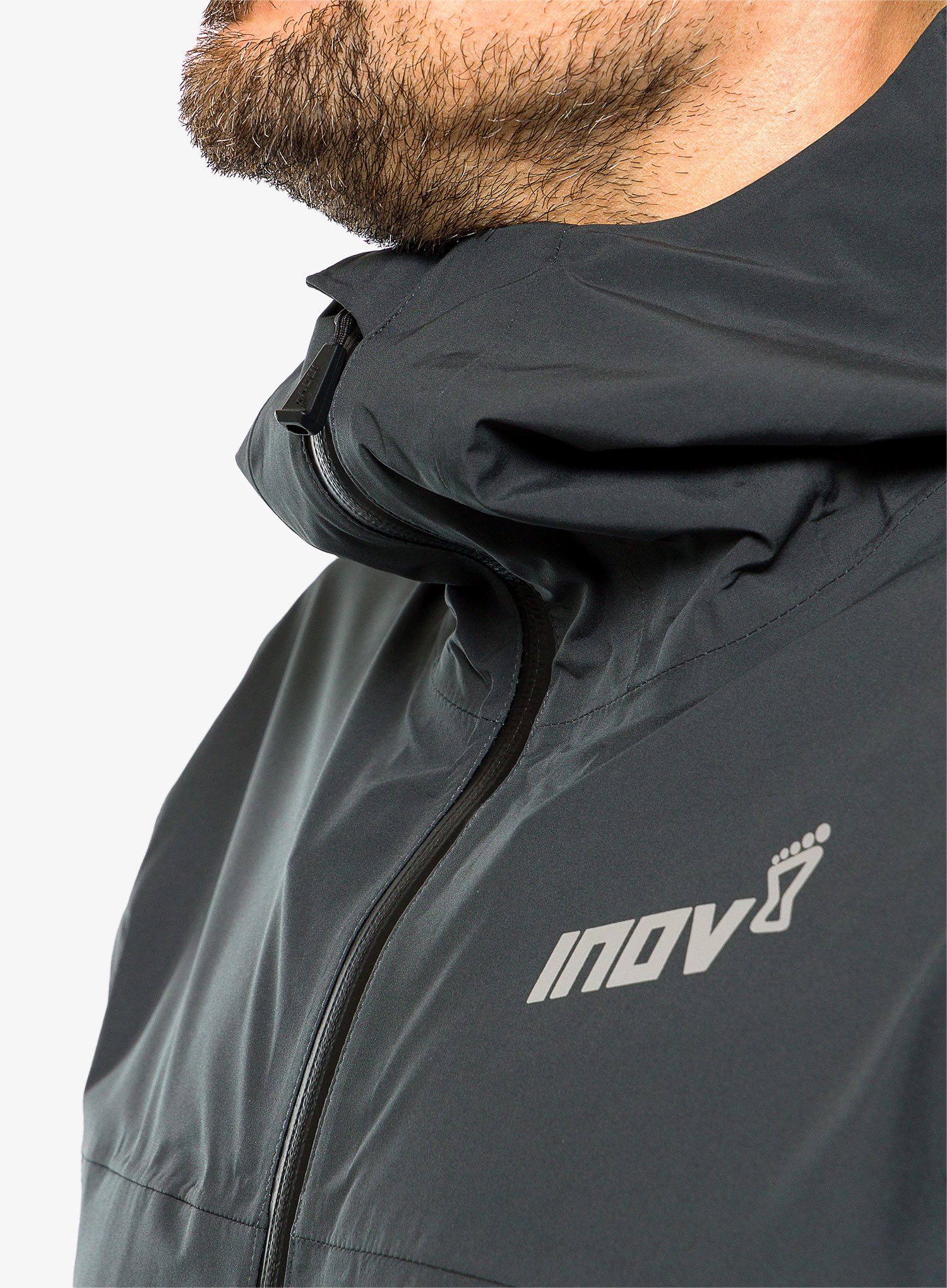 Куртка для бігу Inov-8 Venturelite Jacket FZ - black graphite