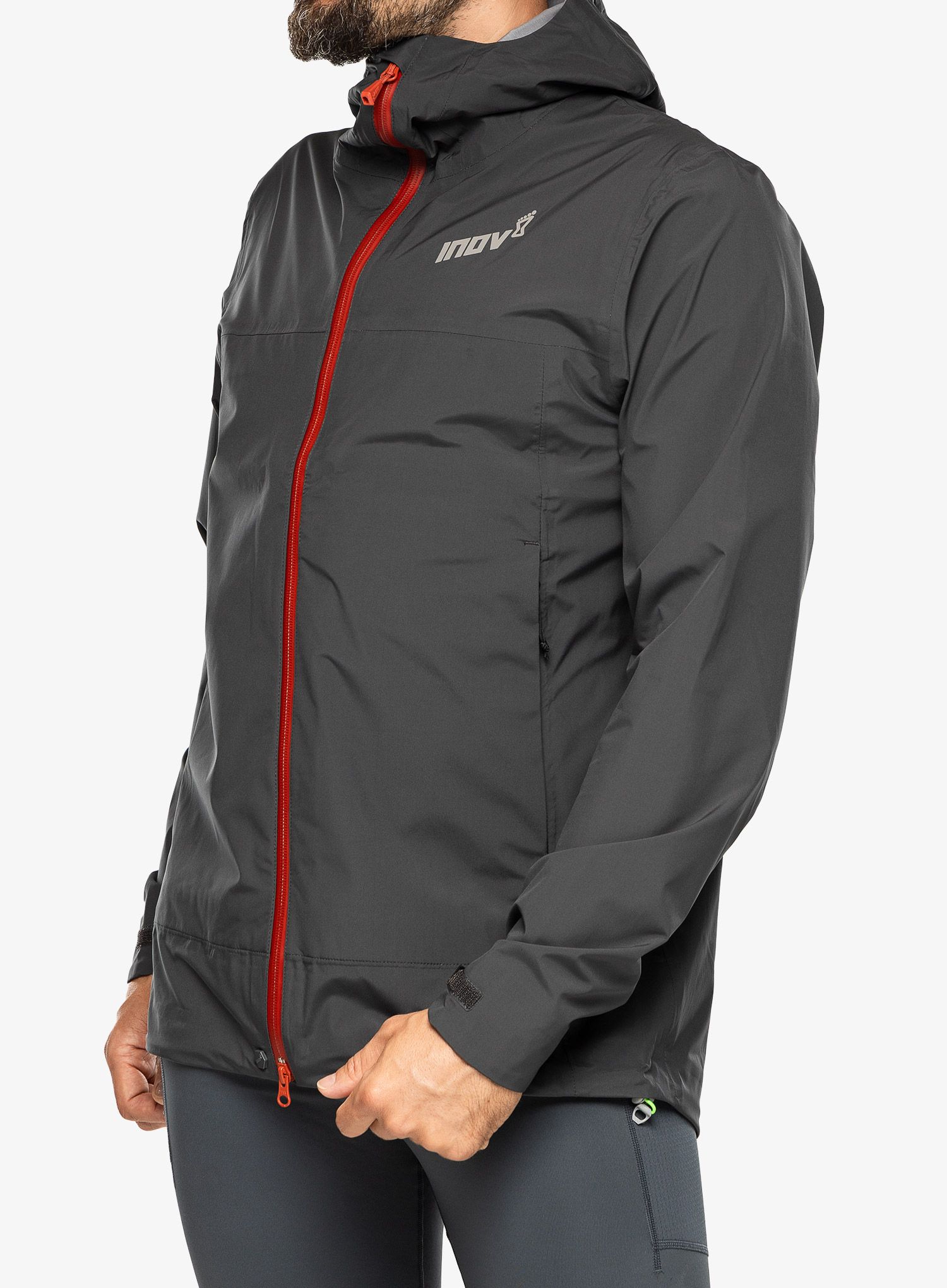 Куртка для бігу Inov-8 Venturelite Jacket FZ - graphite/orange
