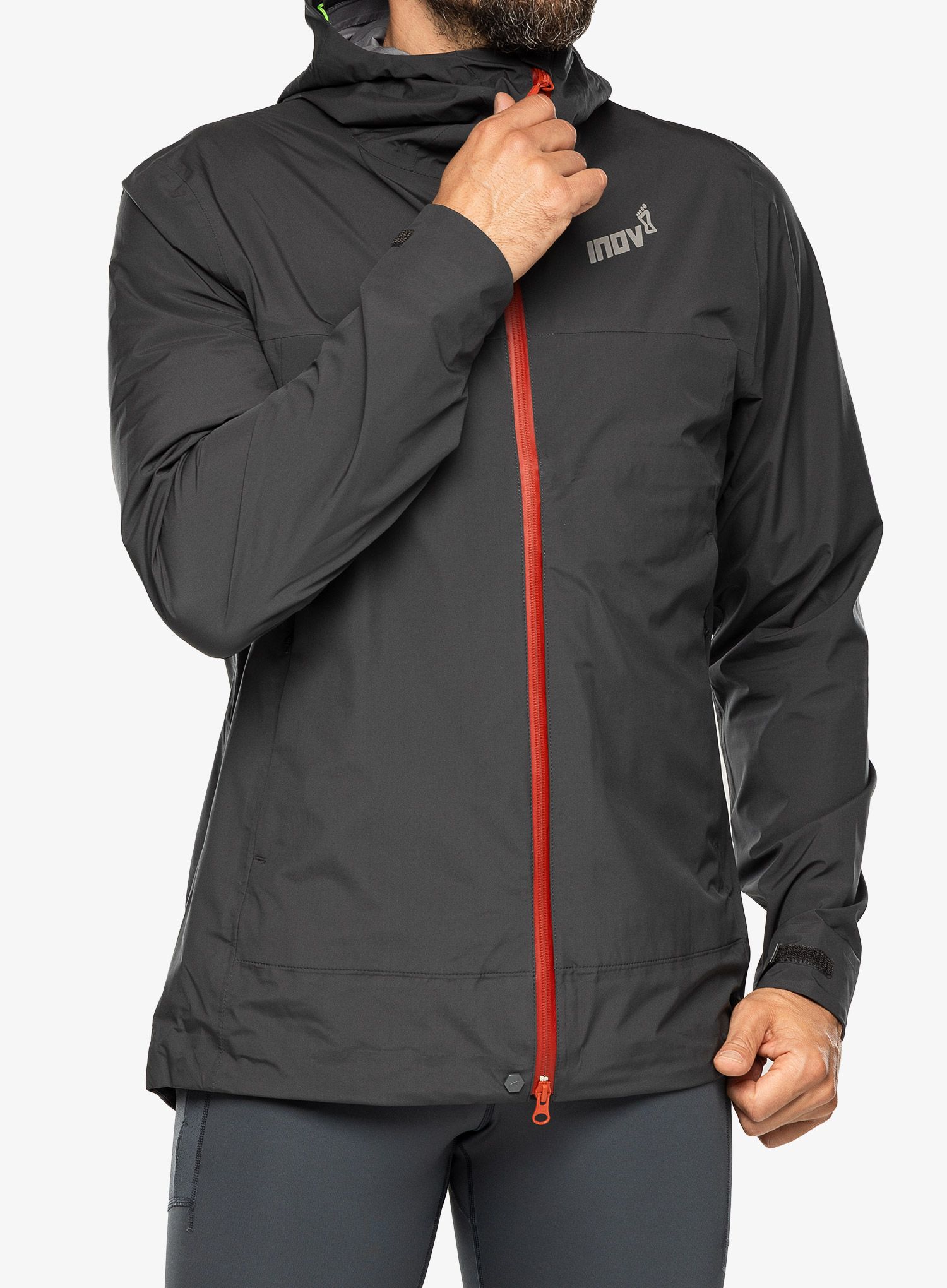 Куртка для бігу Inov-8 Venturelite Jacket FZ - graphite/orange