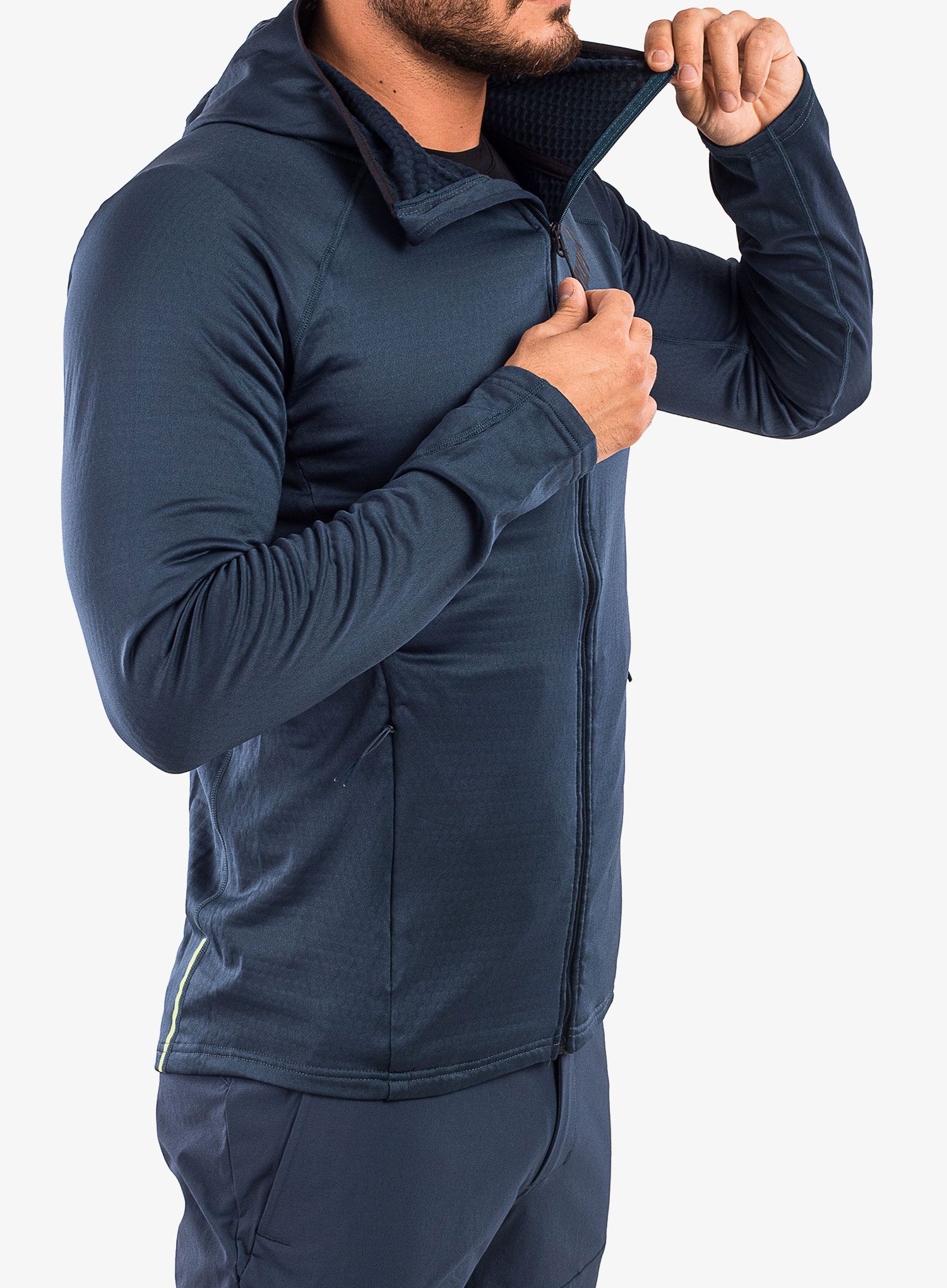 Кофта флісова Inov-8 Venturelite Hoodie FZ - navy