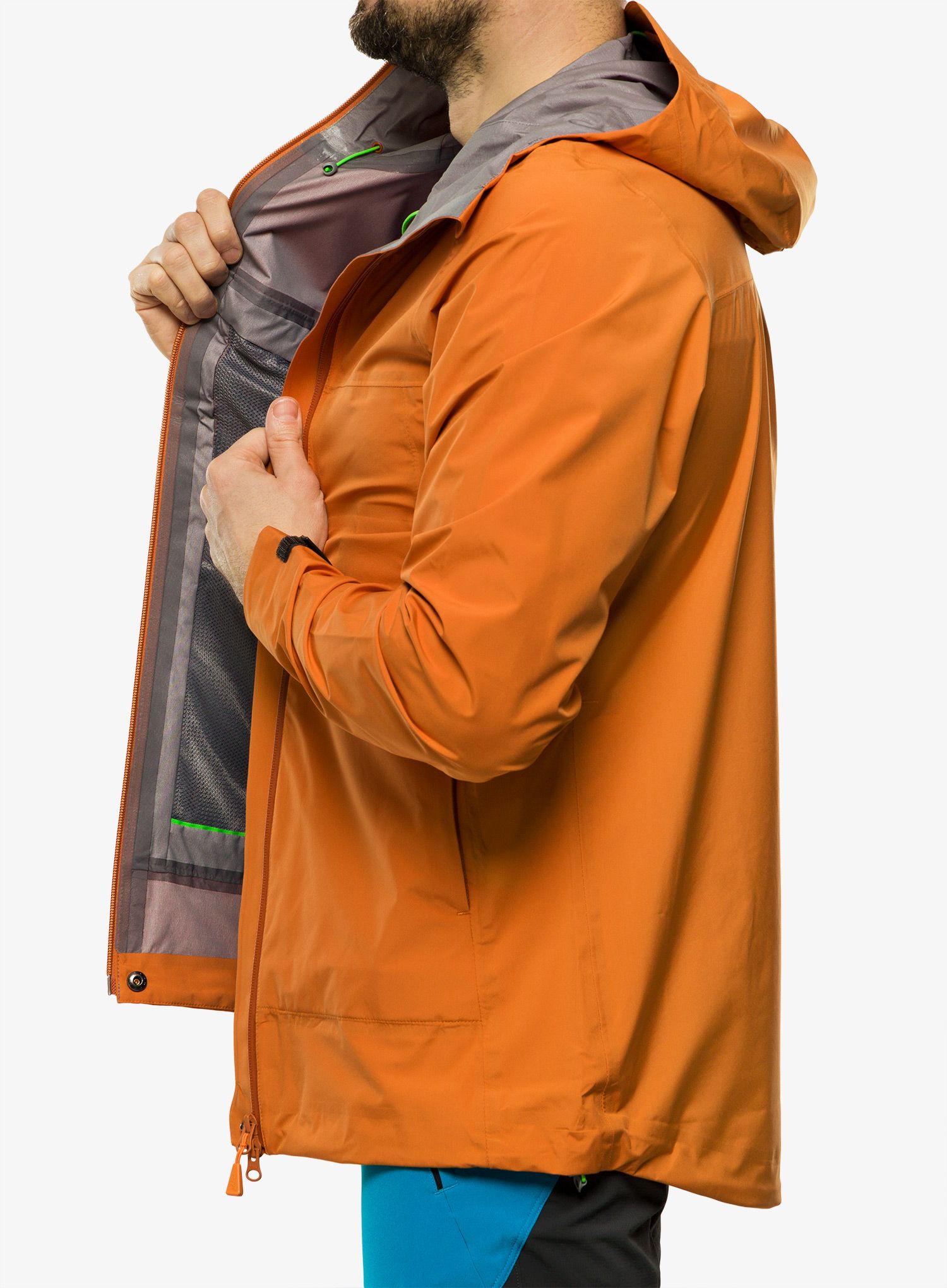 Куртка дощовик Inov-8 Venturelite Jacket FZ - orange