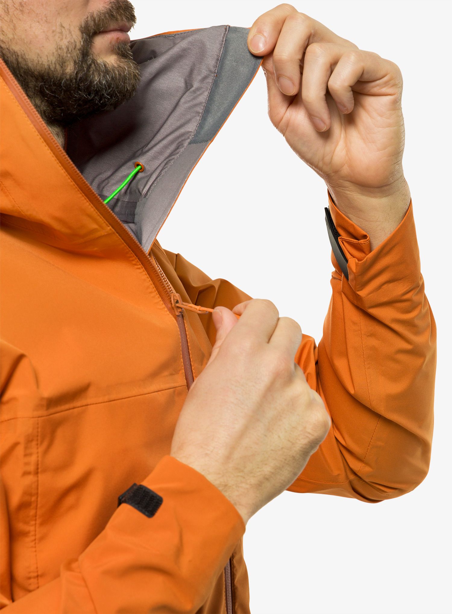 Куртка дощовик Inov-8 Venturelite Jacket FZ - orange