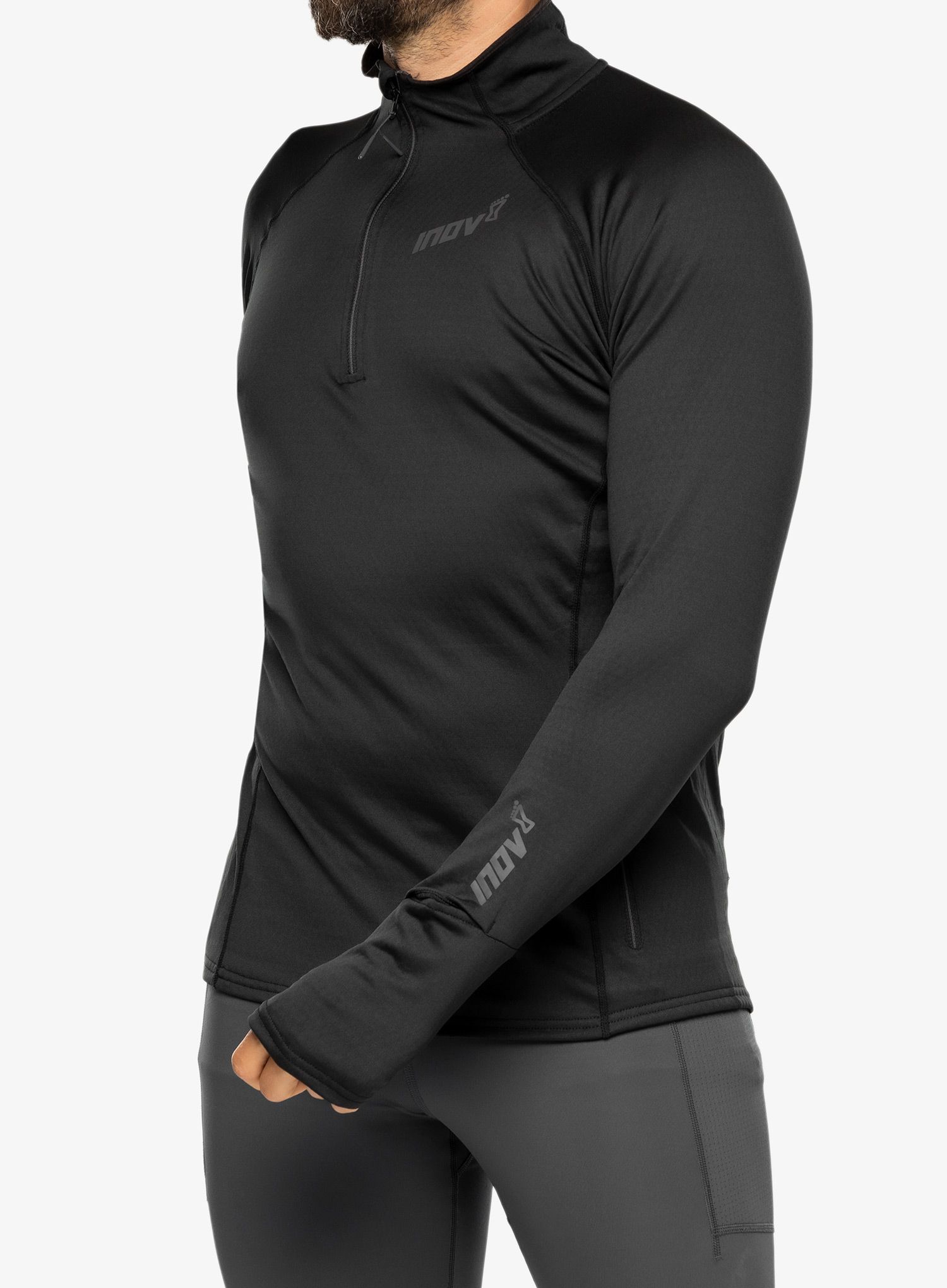Кофта флісова Inov-8 VentureLite Mid HZ - black