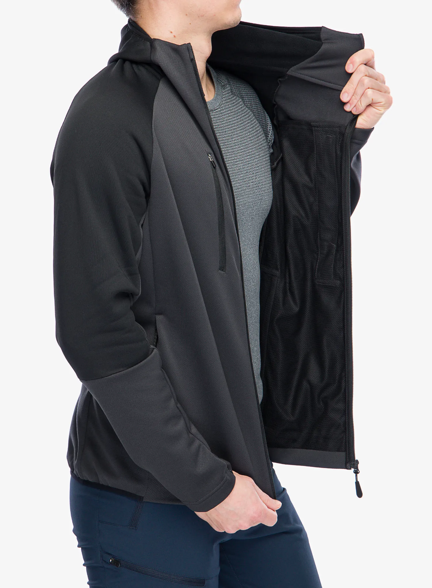 Куртка флісова Jack Wolfskin Alpgrat XT Jacket - phantom