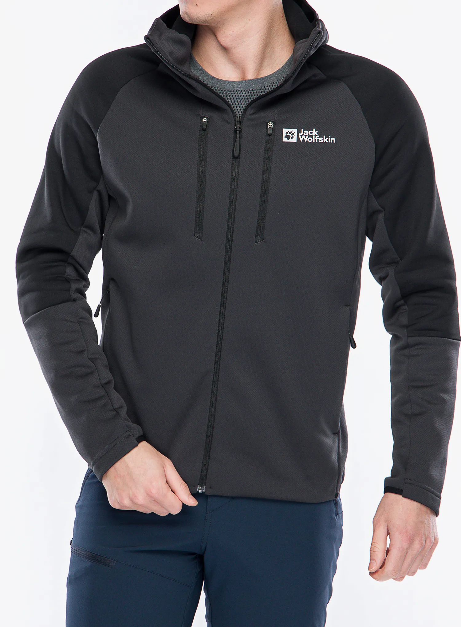 Куртка флісова Jack Wolfskin Alpgrat XT Jacket - phantom