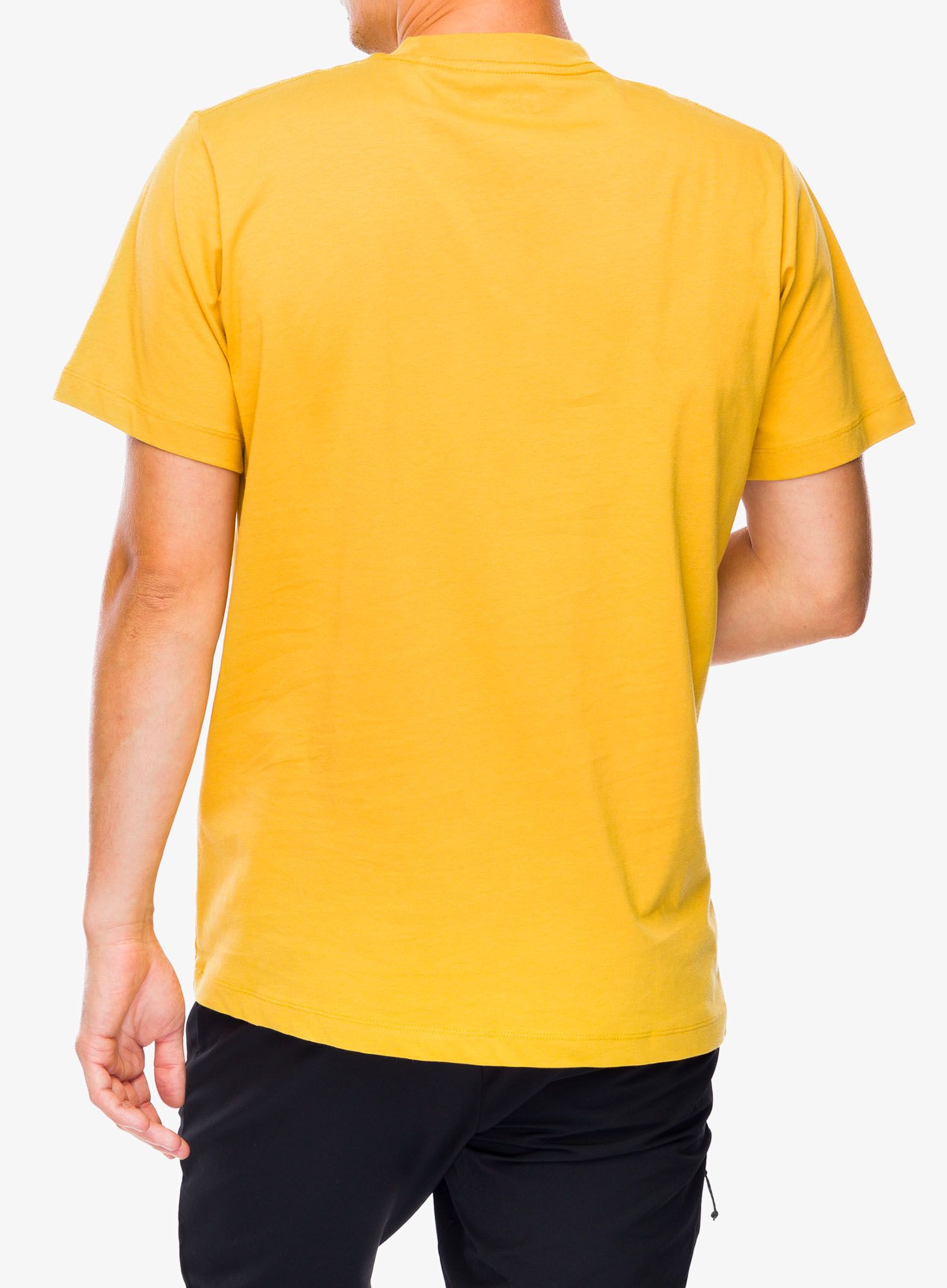 Футболка з принтом Jack Wolfskin Brand T - mustard