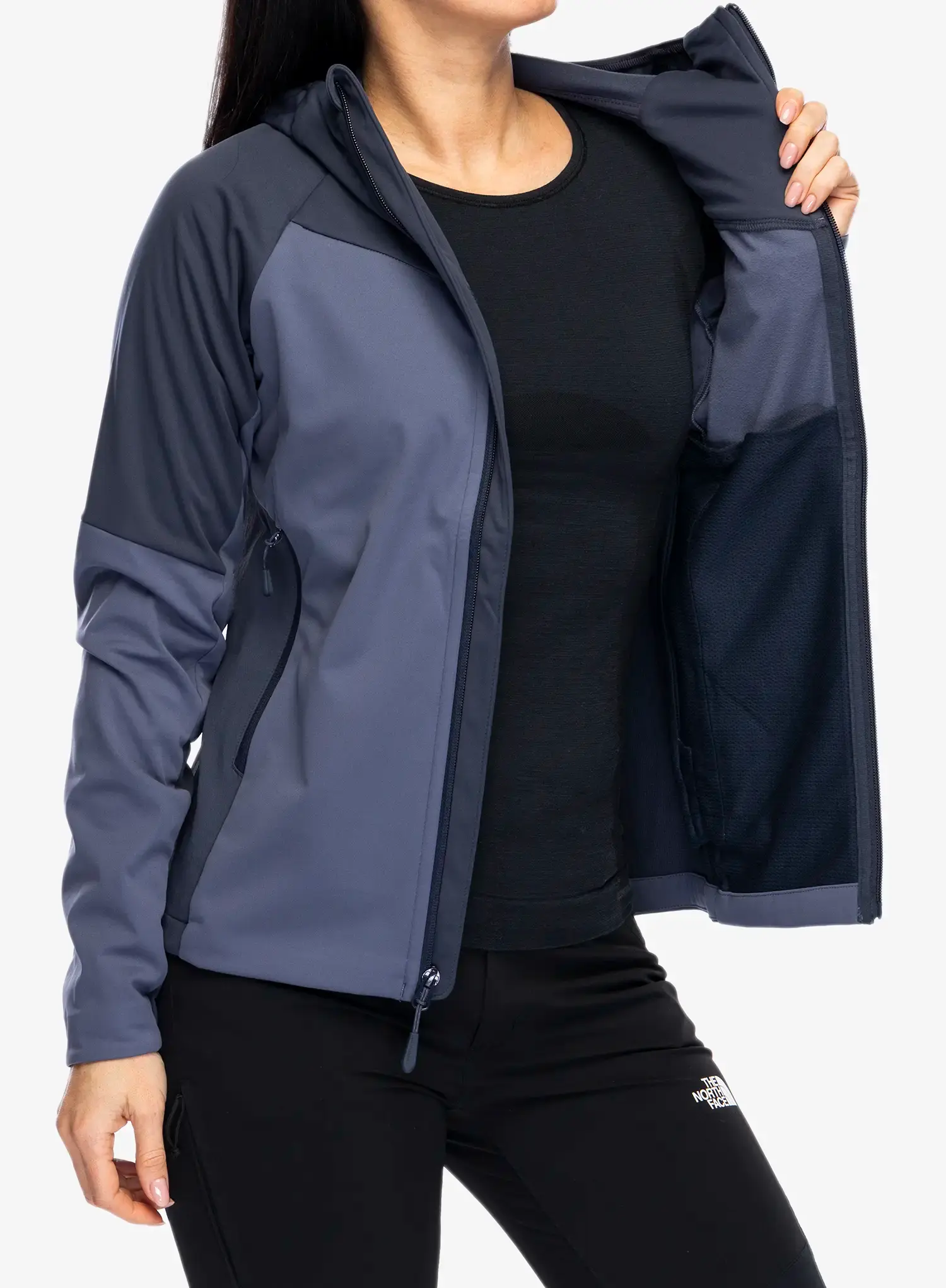 Куртка softshell жіноча Jack Wolfskin Brisstal Hoody - dolphin