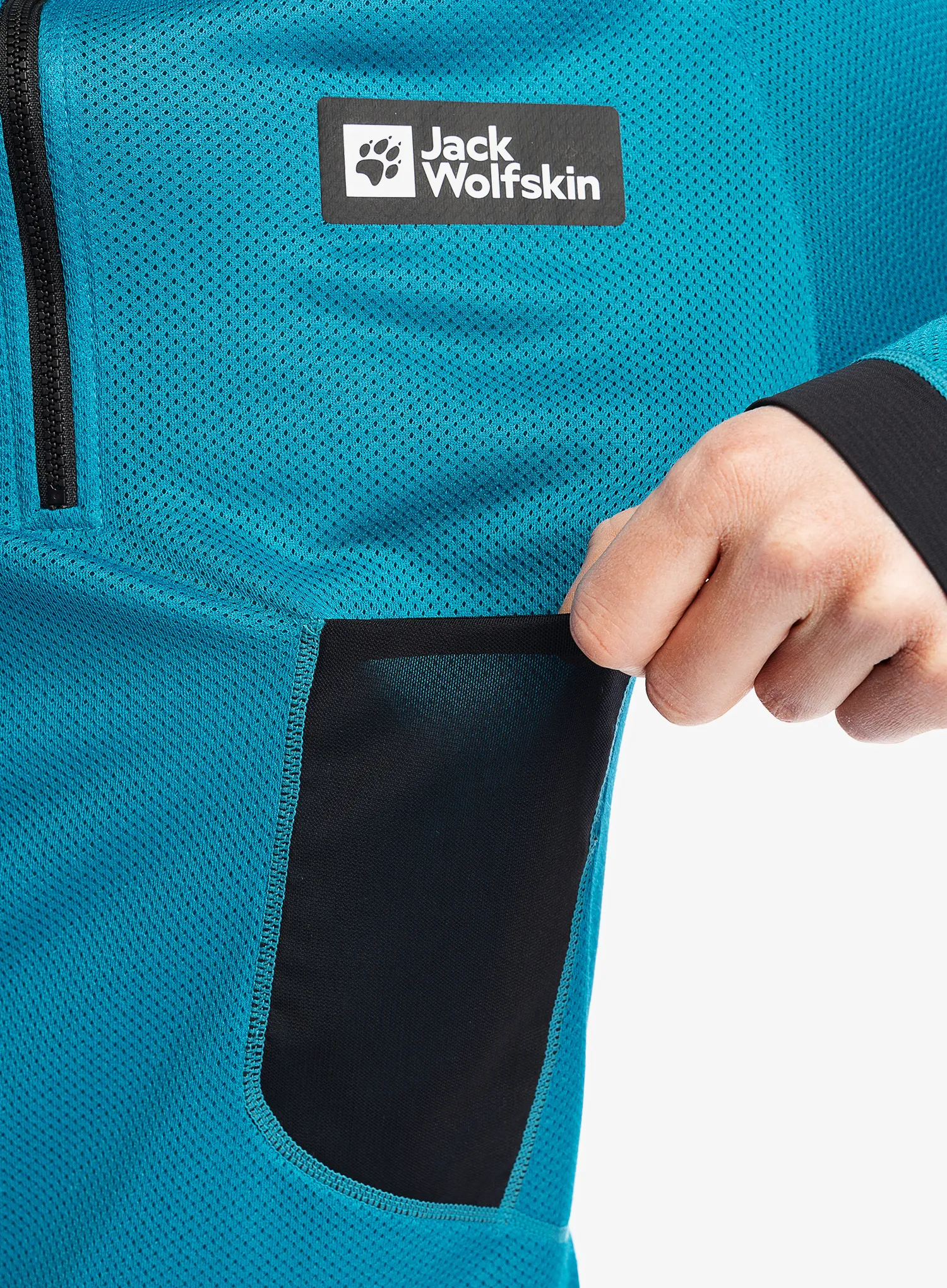 Кофта на блискавці 1/2 Jack Wolfskin Expdn Octa HZ - everest blue