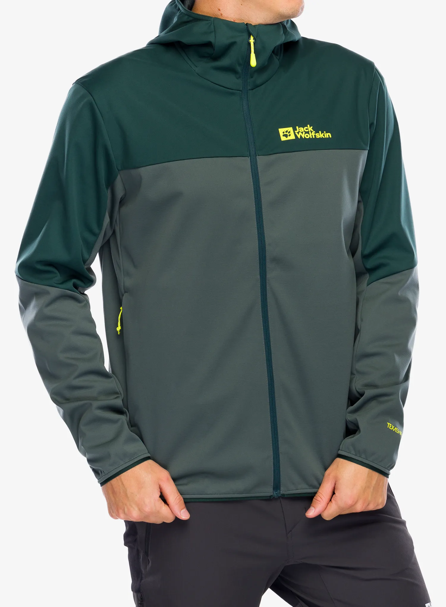 Куртка softshell Jack Wolfskin Feldberg Hoody - slate green
