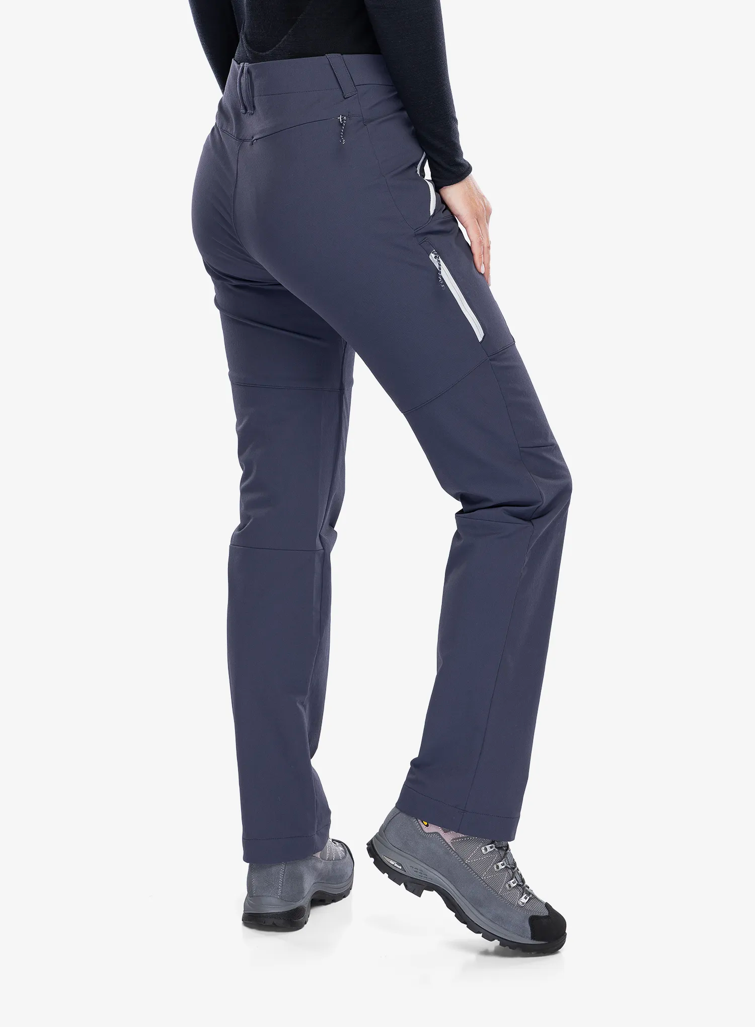 Штани softshell жіночі Jack Wolfskin Glastal Winter Pants - graphite/cool grey