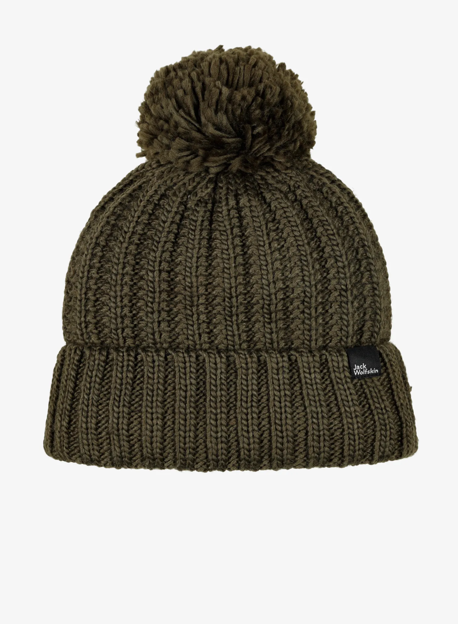 Шапка зимова жіноча Jack Wolfskin Highloft Knit Beanie - island moss
