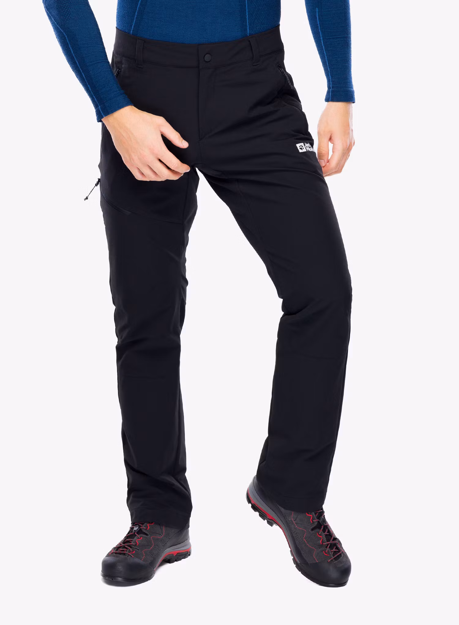Штани softshell Jack Wolfskin Holdsteig Pants - black