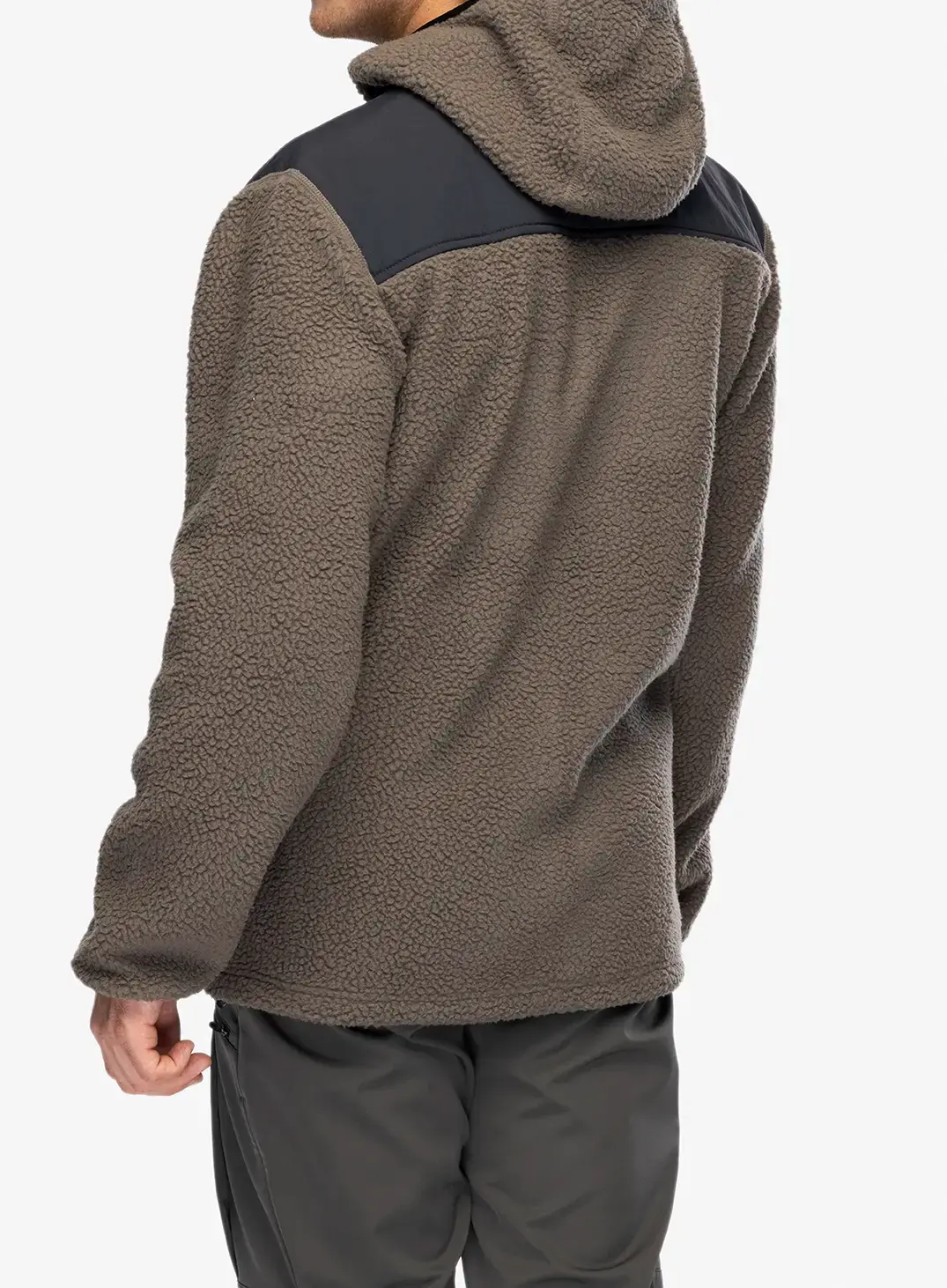 Куртка флісова Jack Wolfskin Kammweg Pile FZ - cold coffee