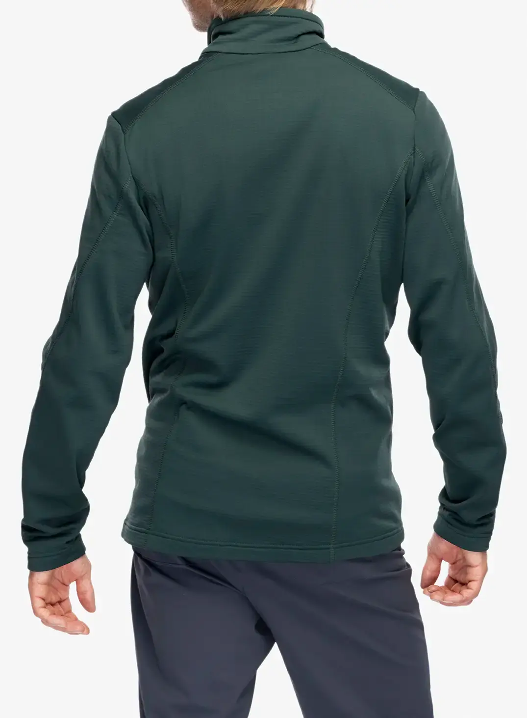 Кофта на замку Jack Wolfskin Kolbenberg FZ - black olive/firefly