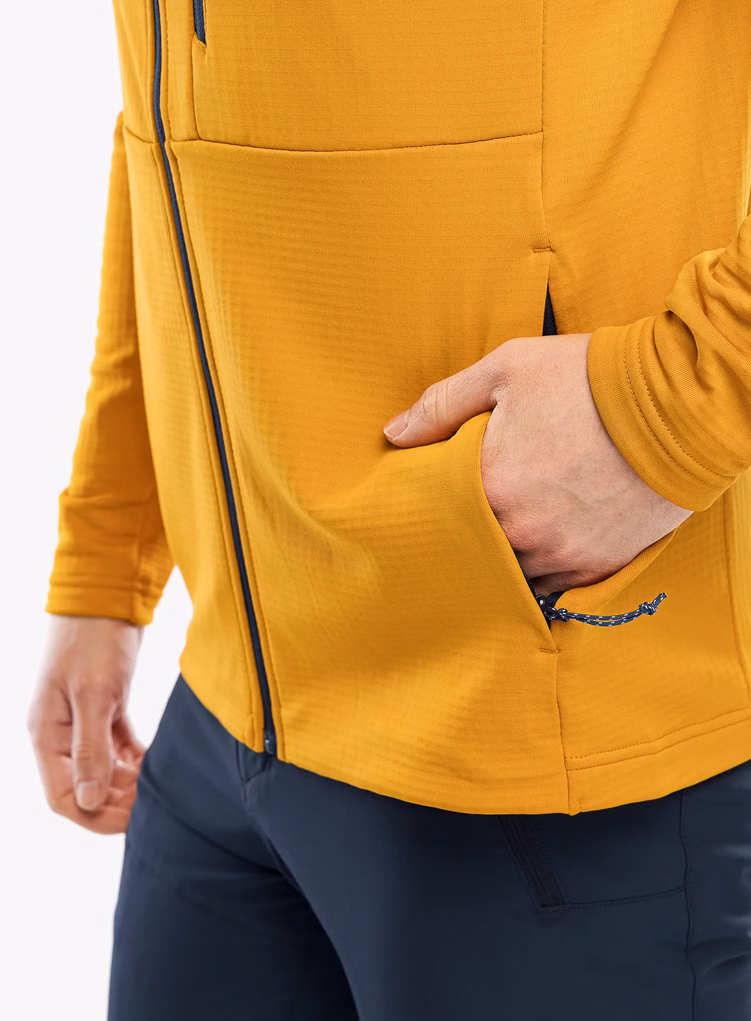 Кофта з каптуром Jack Wolfskin Kolbenberg Hooded FZ - safflower