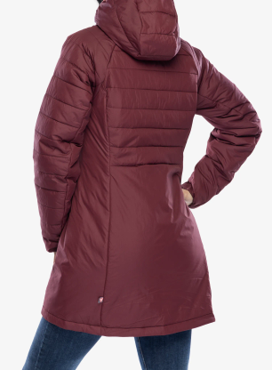 Плащ жіночий Jack Wolfskin Lapawa Ins Coat - dark maroon