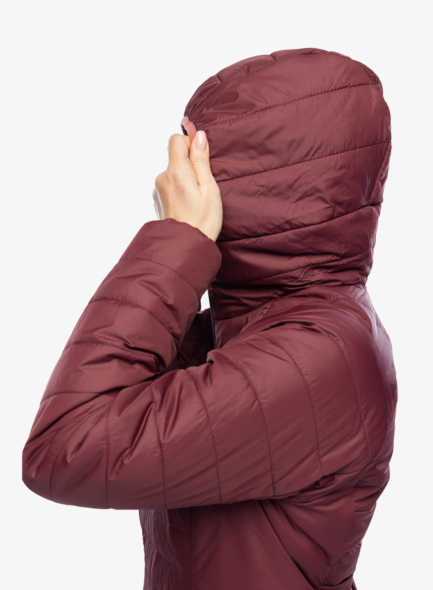 Плащ жіночий Jack Wolfskin Lapawa Ins Coat - dark maroon