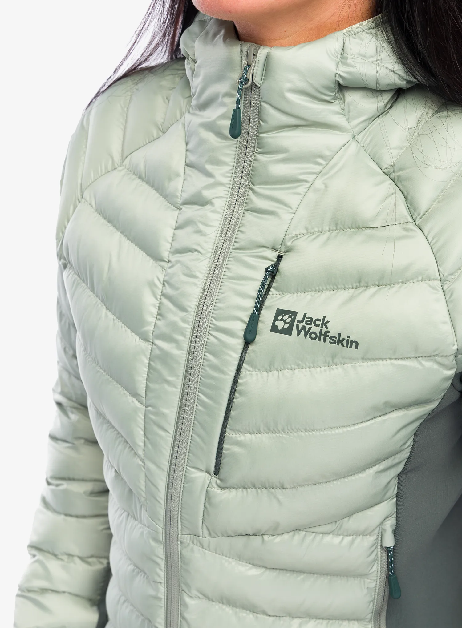 Куртка утеплена жіноча Jack Wolfskin Routeburn Pro Ins Jacket - mint leaf