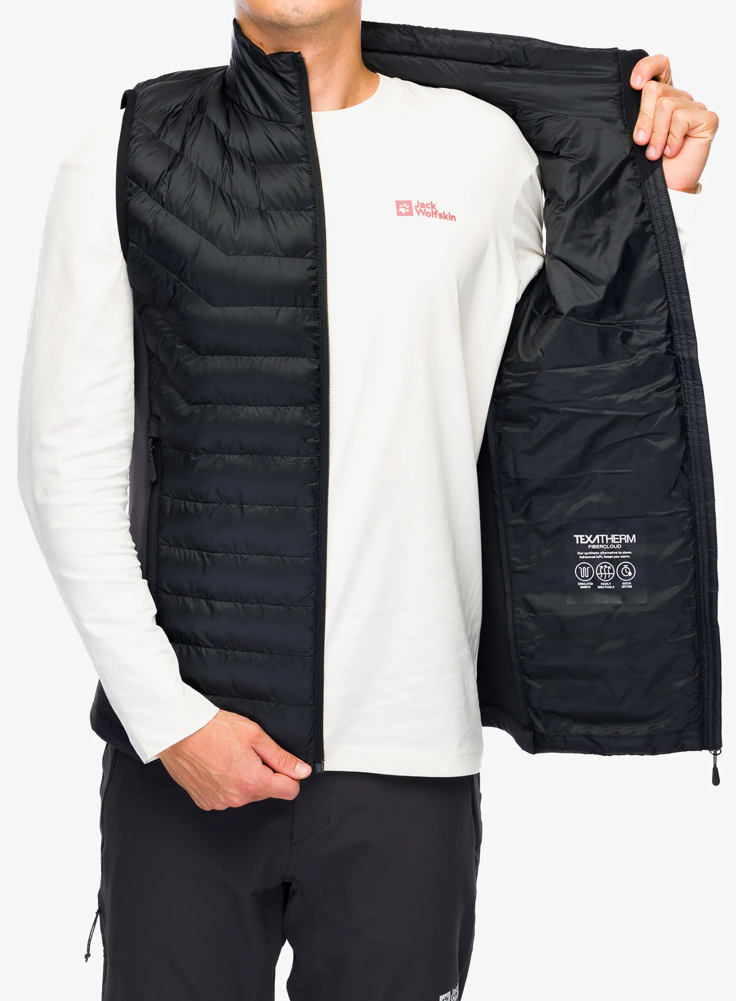Жилет Jack Wolfskin Routeburn Pro Ins Vest - black