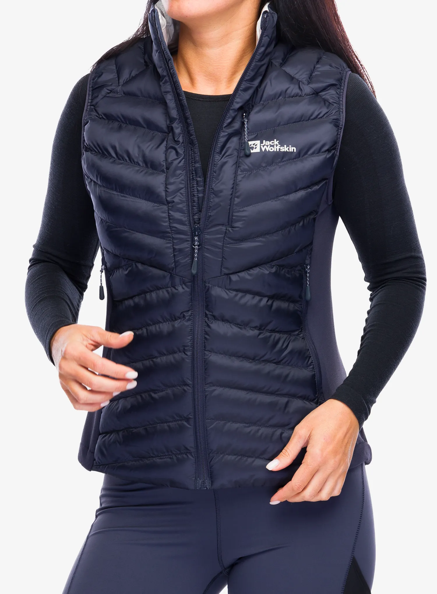 Жилет жіночий Jack Wolfskin Routeburn Pro Ins Vest - graphite/cool grey