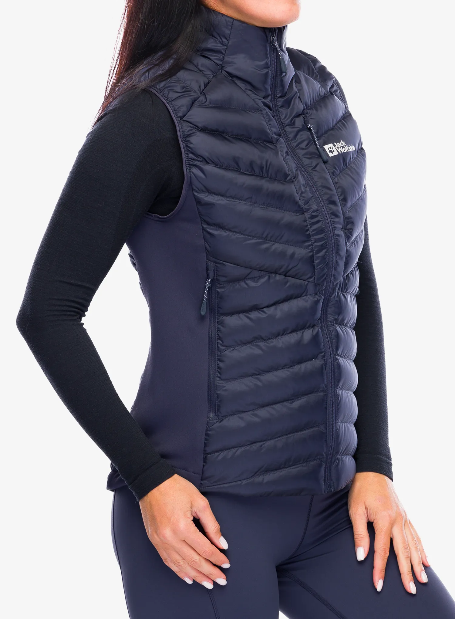 Жилет жіночий Jack Wolfskin Routeburn Pro Ins Vest - graphite/cool grey