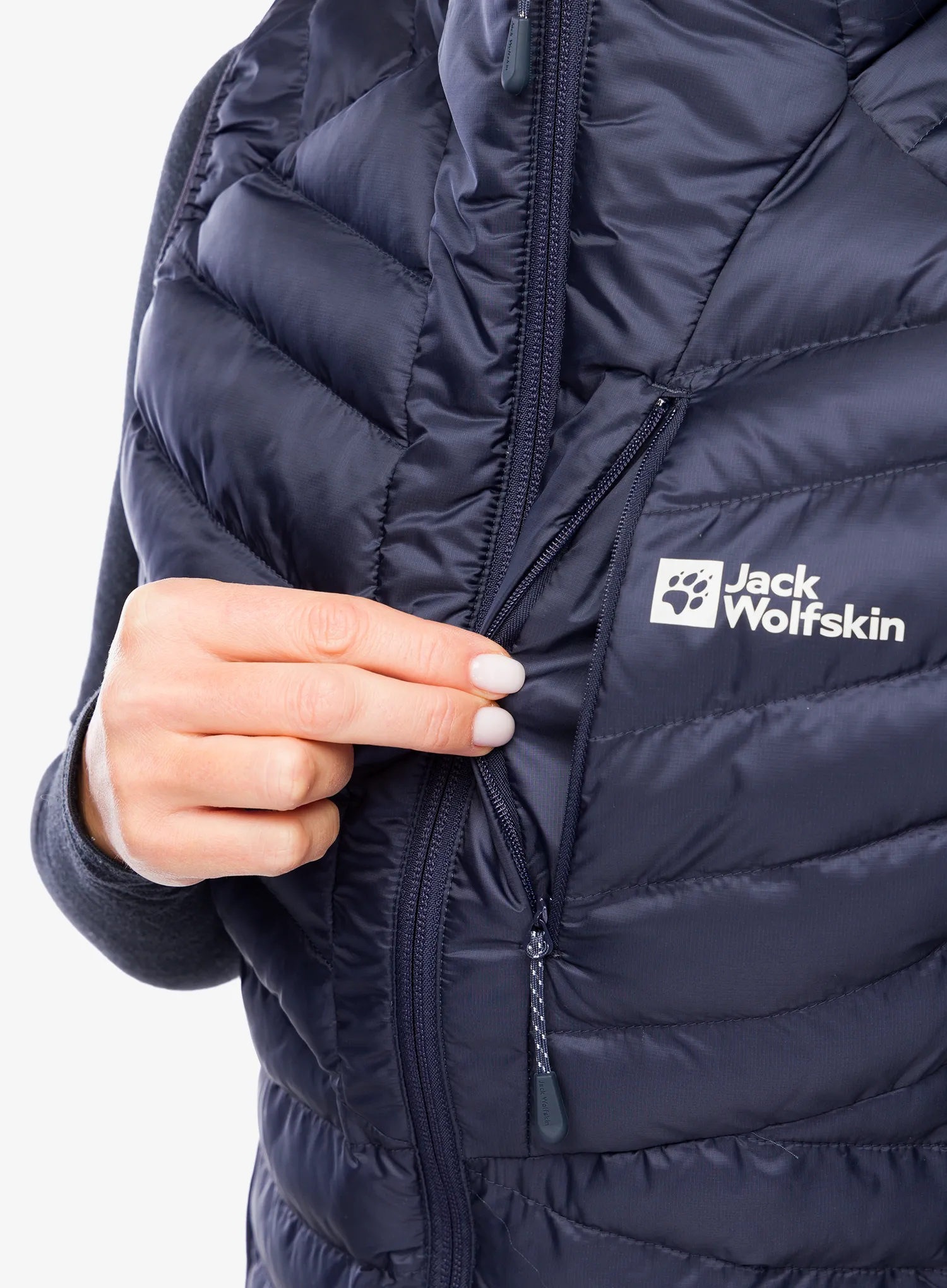 Жилет жіночий Jack Wolfskin Routeburn Pro Ins Vest - graphite/cool grey