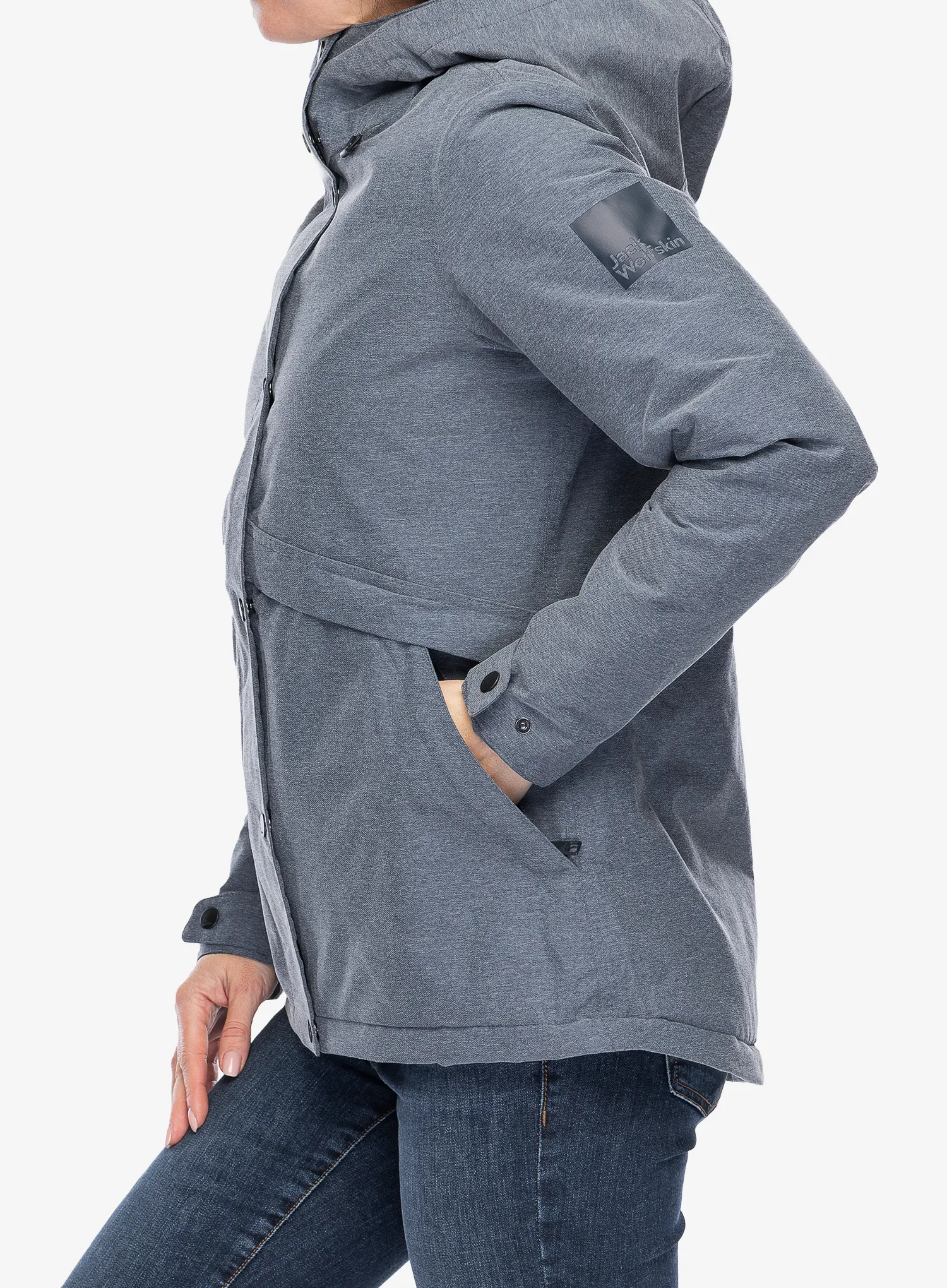 Куртка утеплена жіноча Jack Wolfskin Snowy Park Jkt - blue