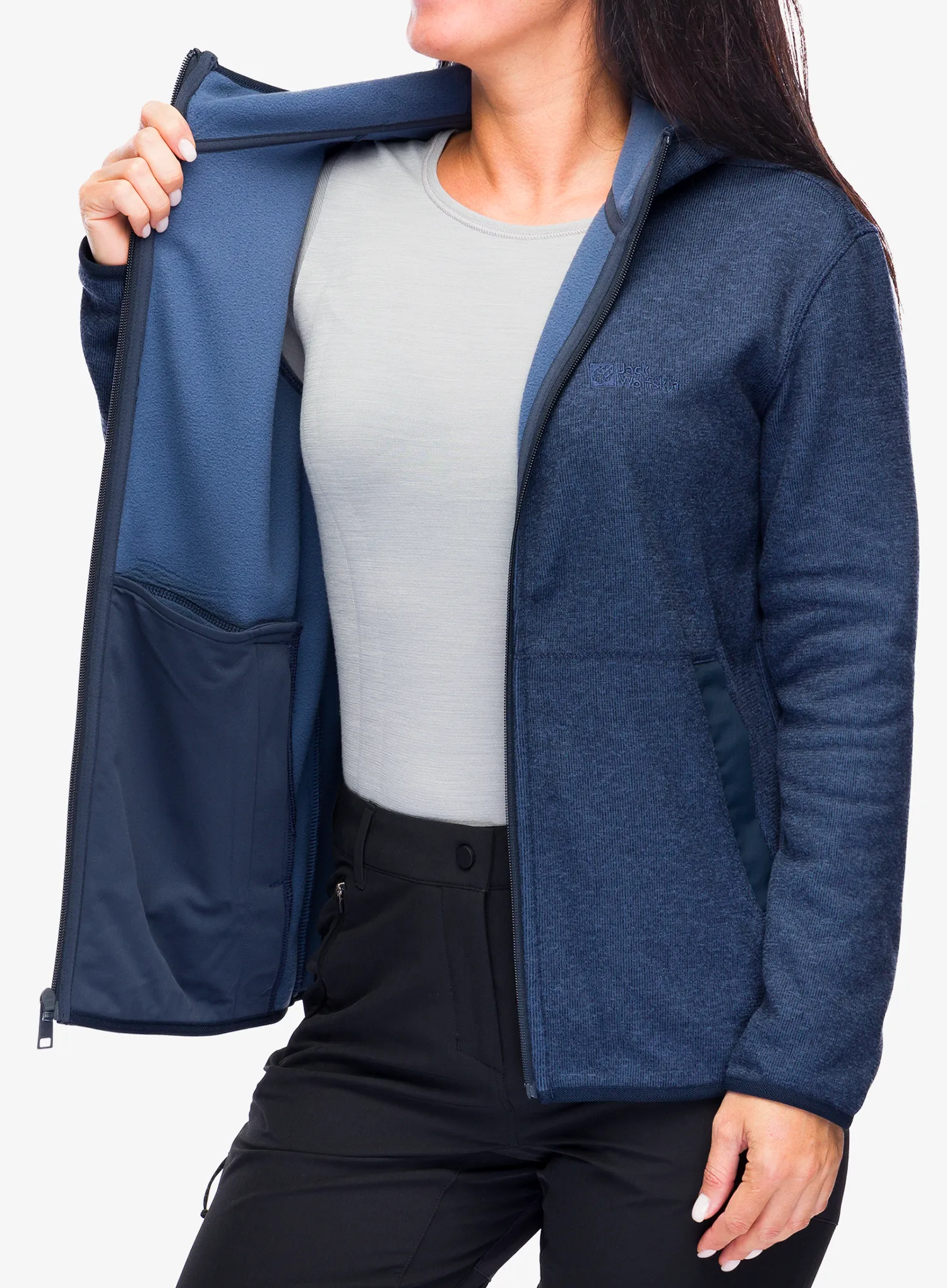 Куртка флісова Jack Wolfskin Tannenspur Jacket - night blue
