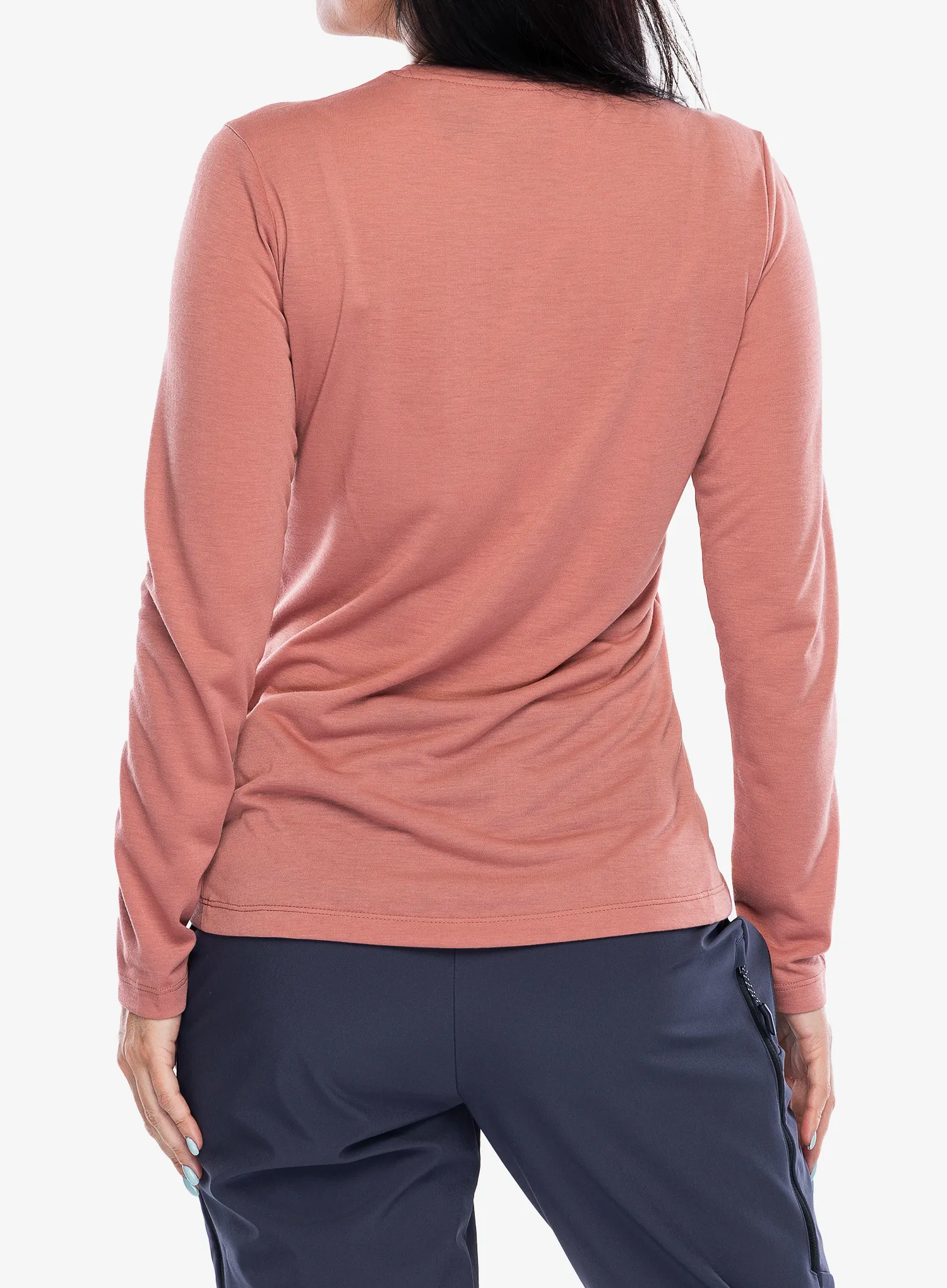 Лонгслів жіночий Jack Wolfskin Vonnan LS T - mineral red