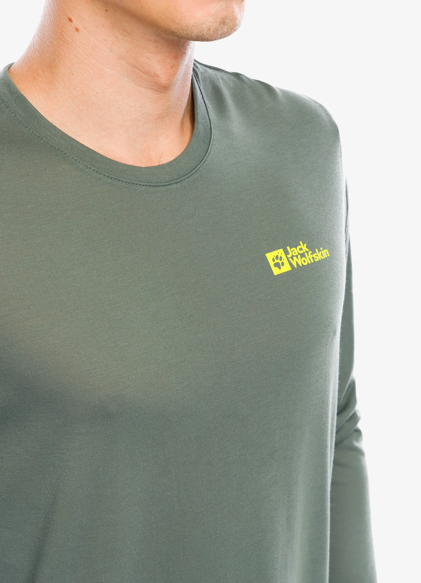 Лонгслів Jack Wolfskin Vonnan LS T - slate green