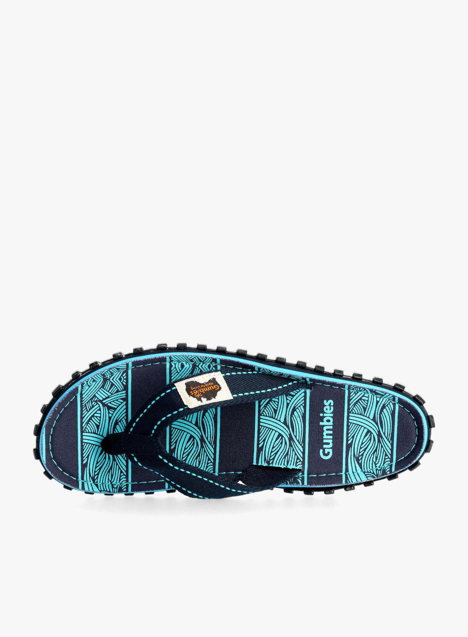 В'єтнамки Gumbies Islander Canvas Flip-Flops - navy waves
